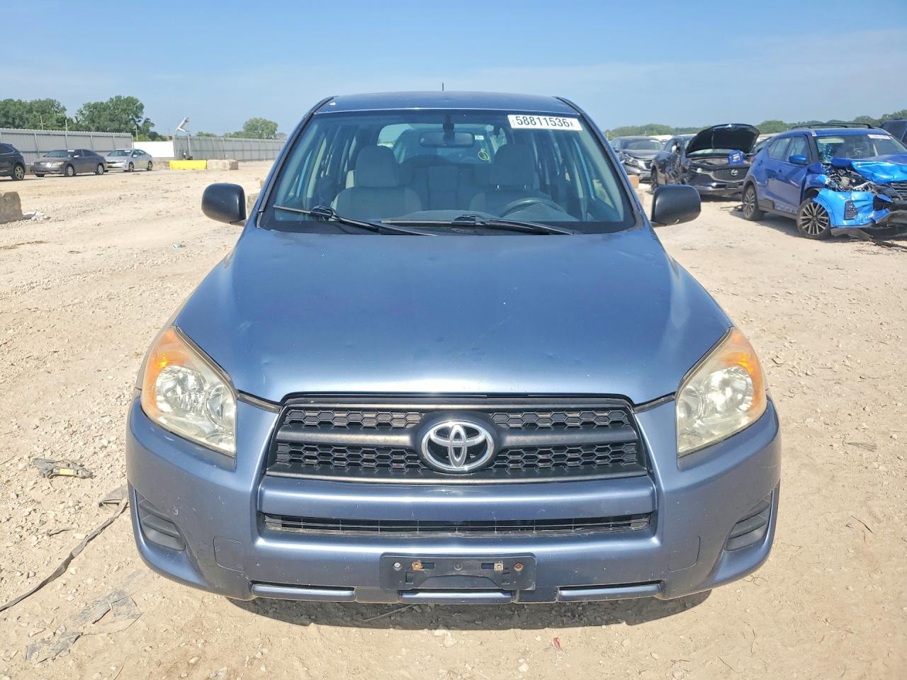 2010 Toyota Rav4 Base Blue vin: JTMBF4DV5AD028391
