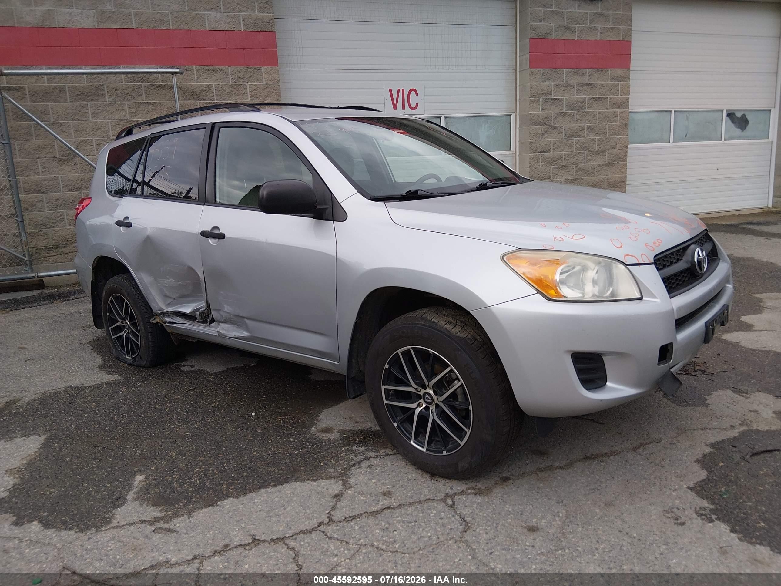 2010 Toyota Rav4   Silver vin: JTMBF4DV5AD029878
