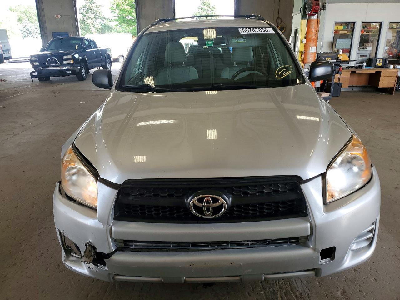 2010 Toyota Rav4 Base Silver vin: JTMBF4DV5AD036670