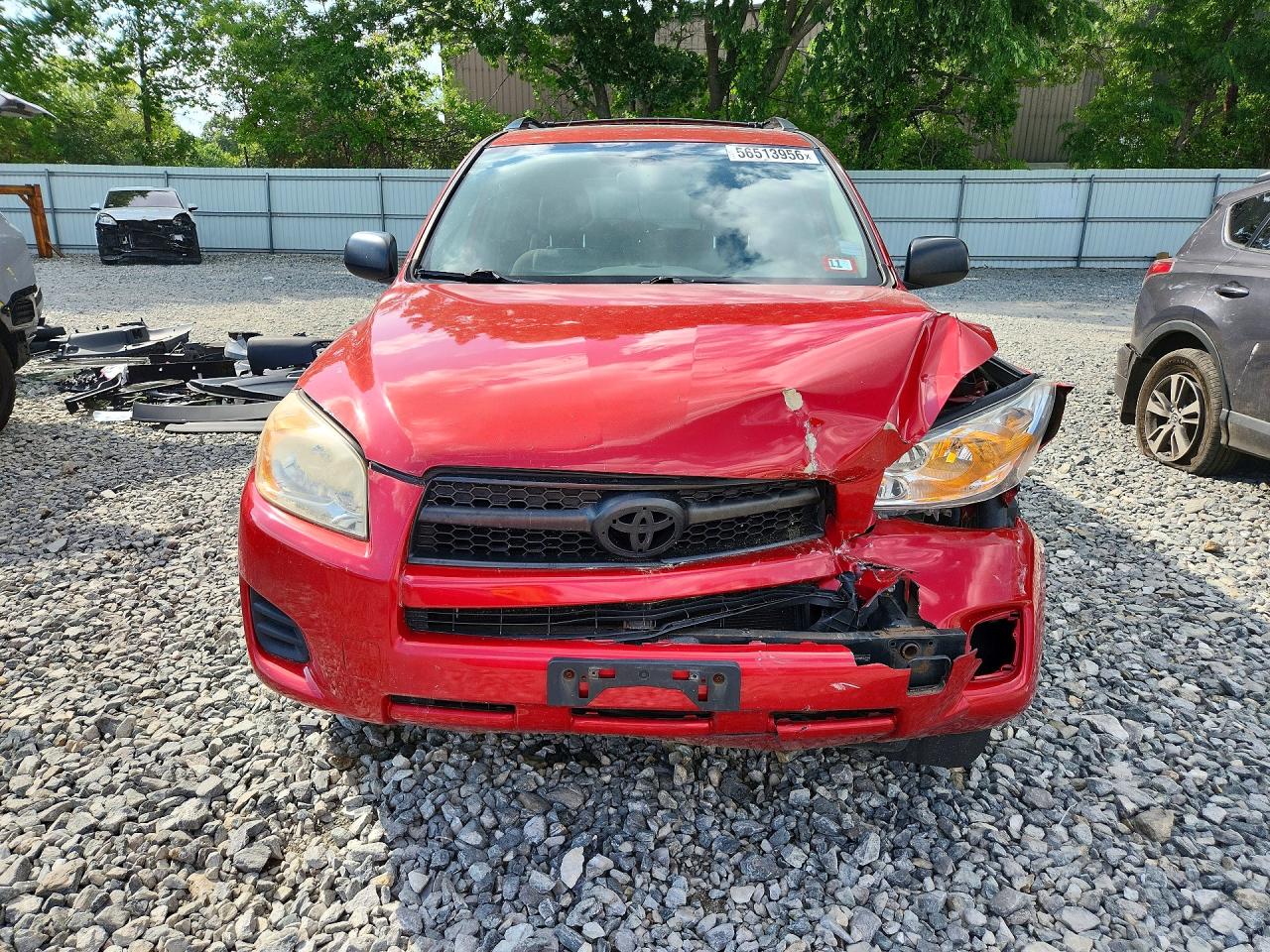 2011 Toyota Rav4 Base Red vin: JTMBF4DV5B5041184