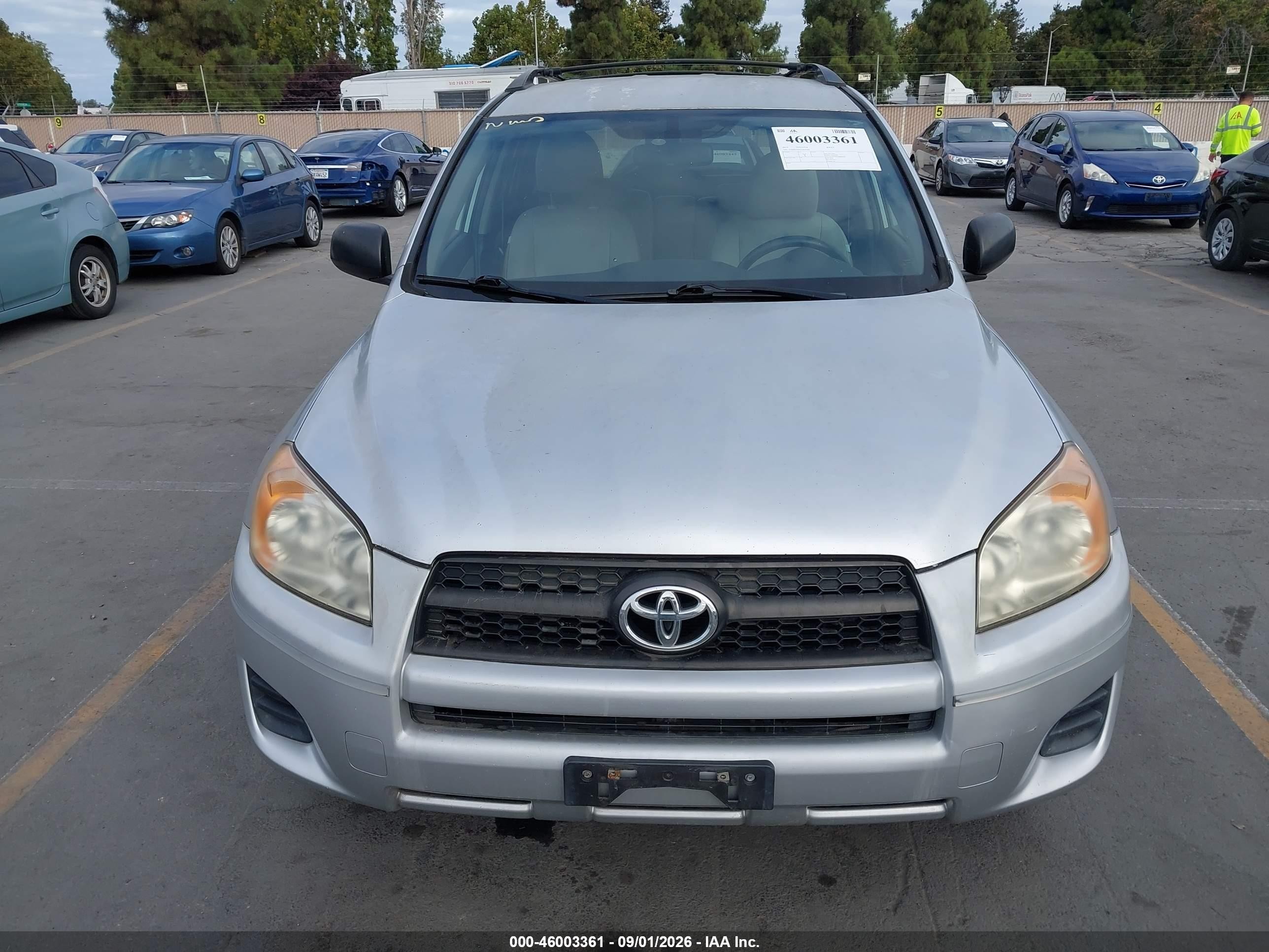 2010 Toyota Rav4   Silver vin: JTMBF4DV6A5018768