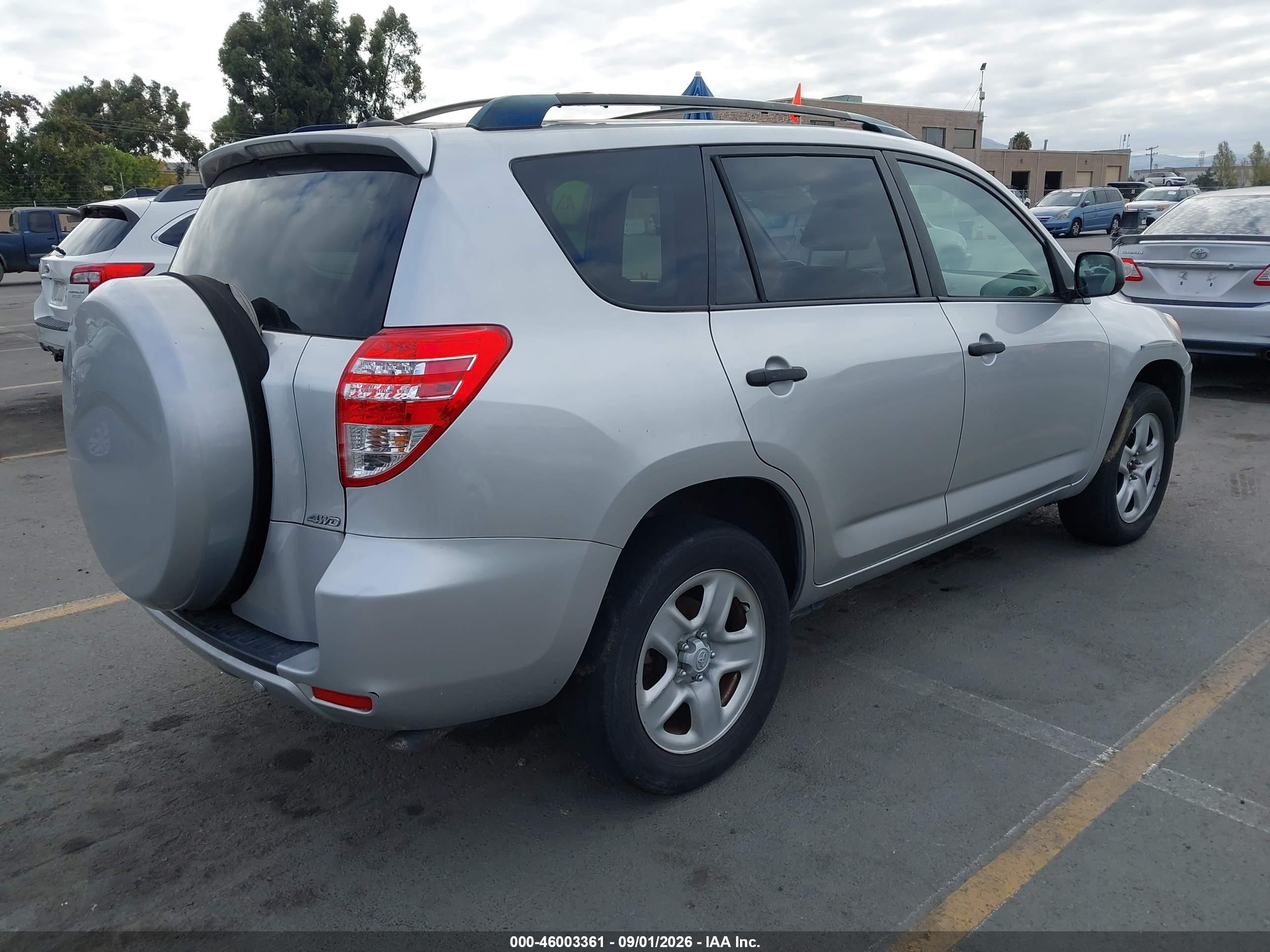2010 Toyota Rav4   Silver vin: JTMBF4DV6A5018768