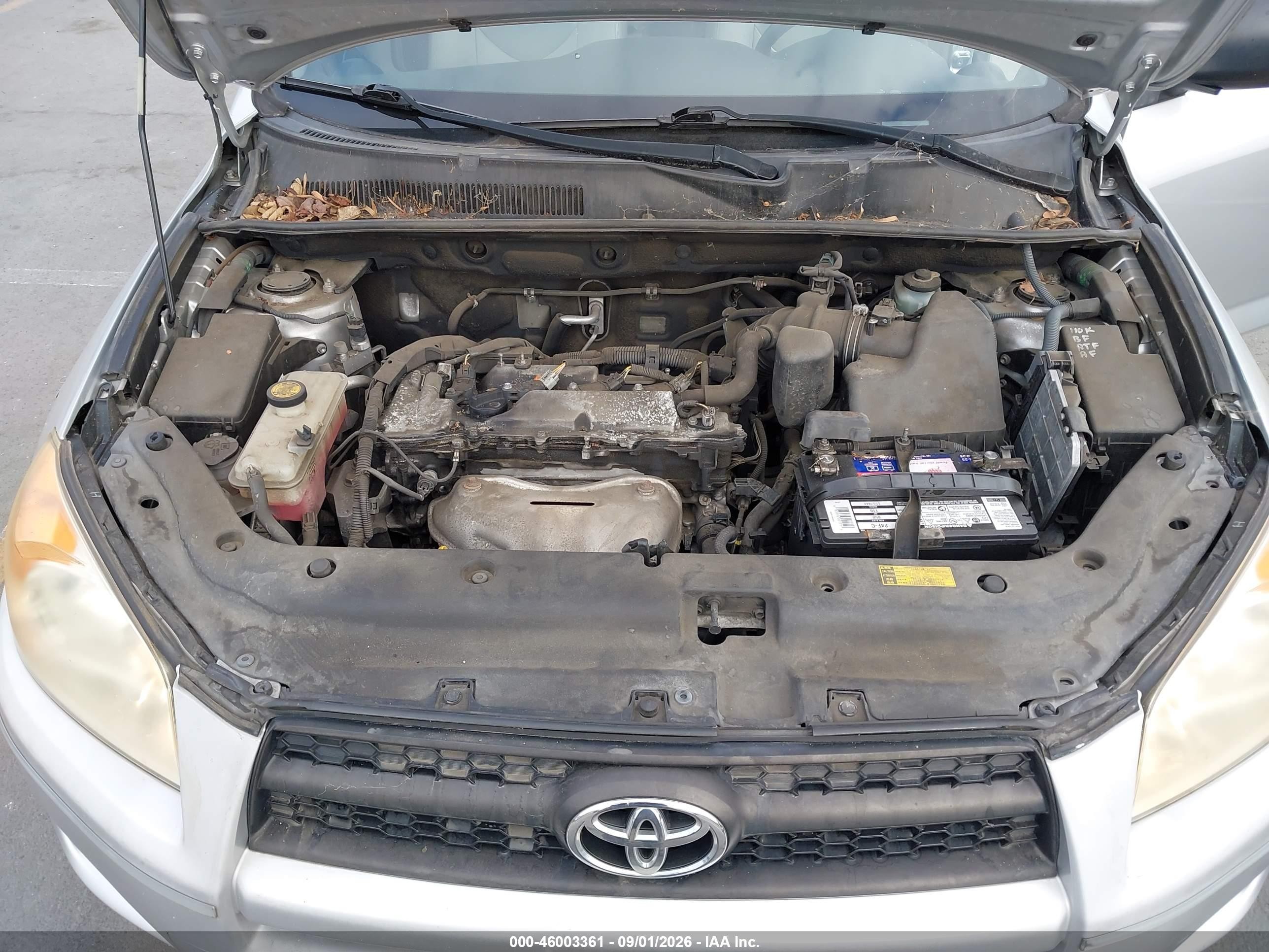 2010 Toyota Rav4   Silver vin: JTMBF4DV6A5018768