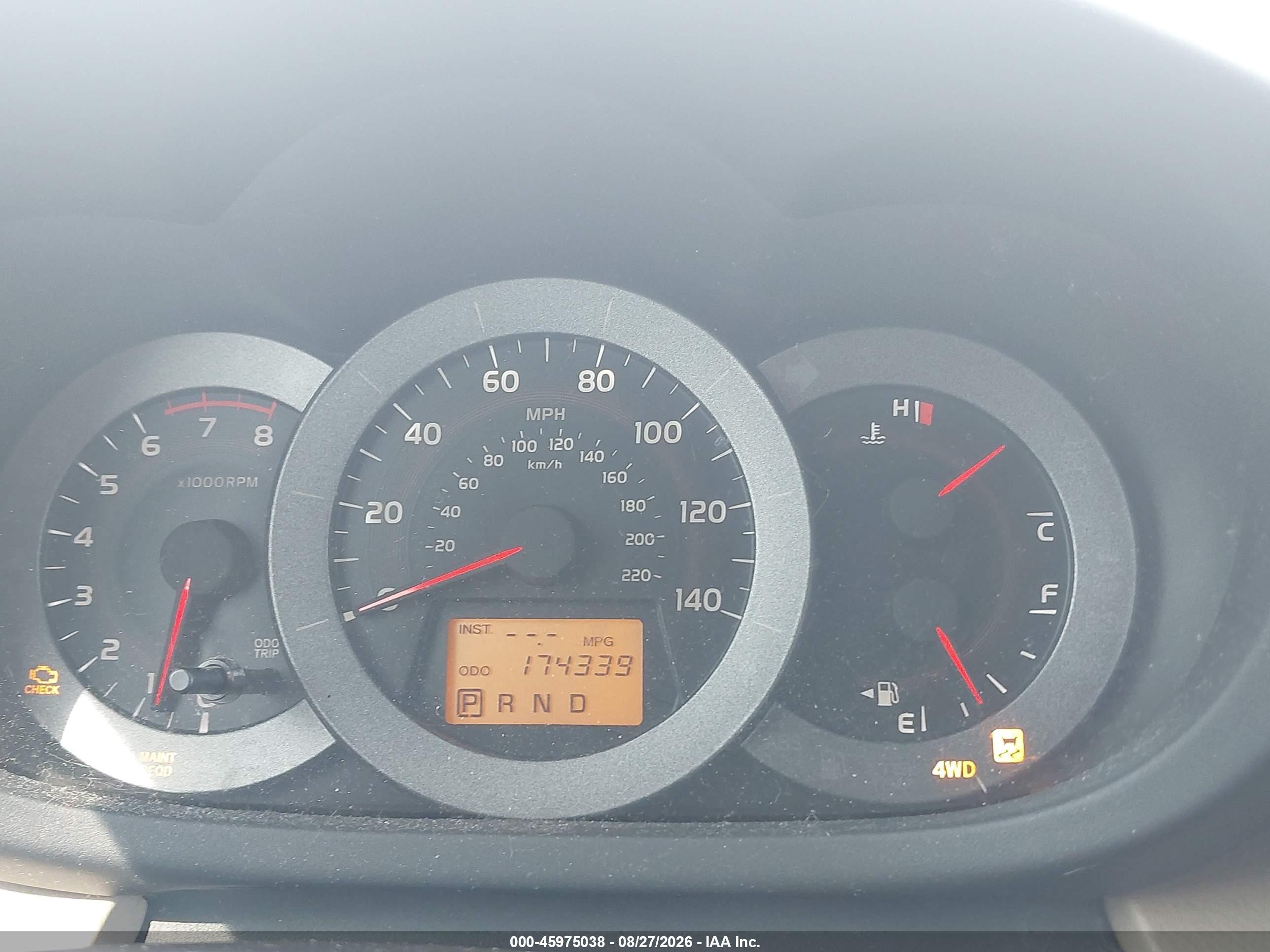 2010 Toyota Rav4   White vin: JTMBF4DV6A5021251