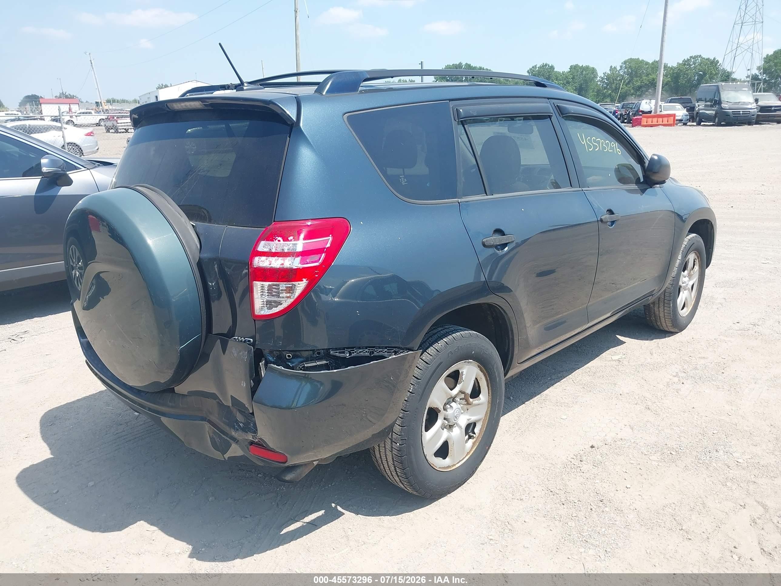 2010 Toyota Rav4   Dark Blue vin: JTMBF4DV6A5037000