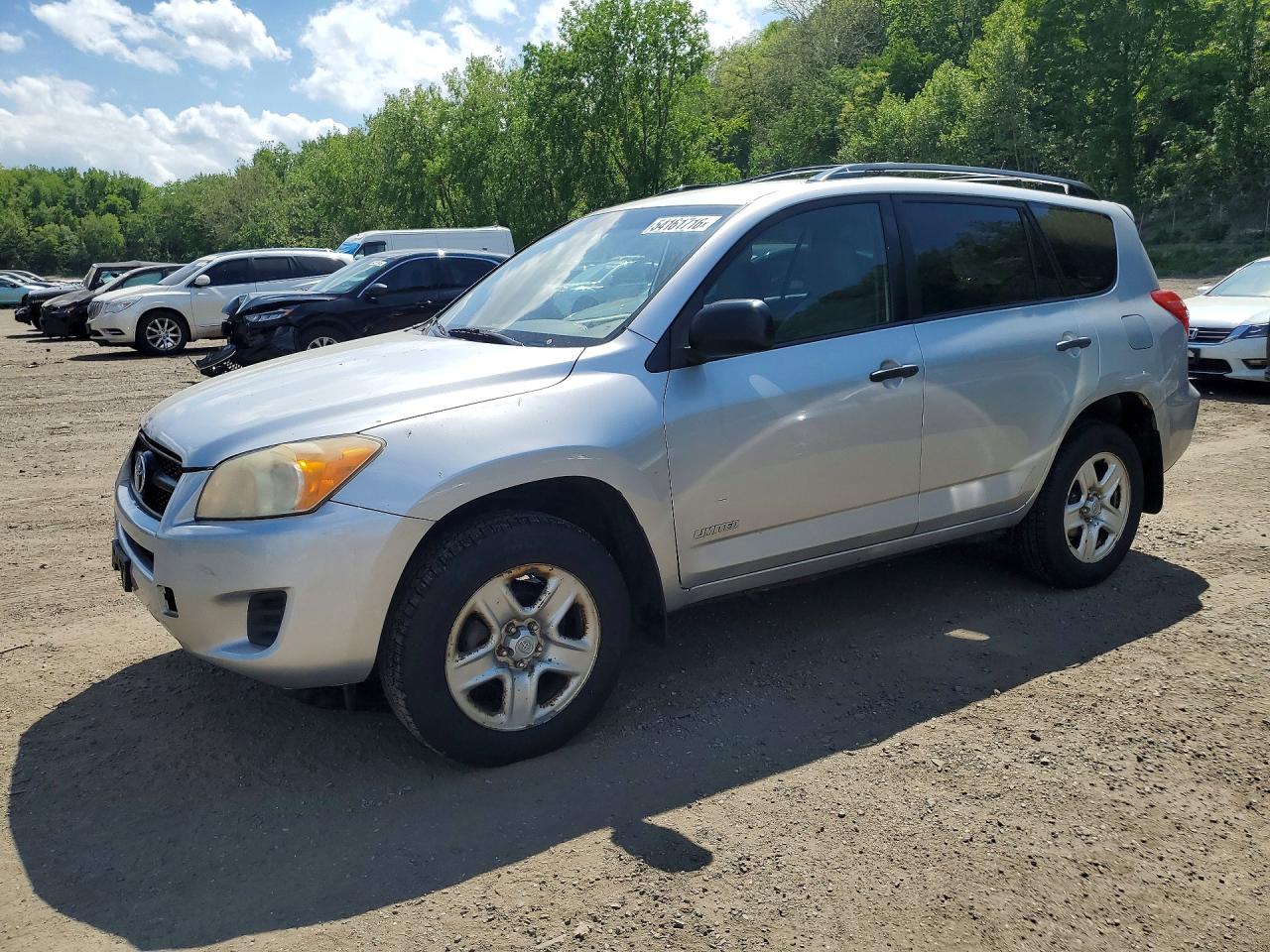 2010 Toyota Rav4 Base Silver vin: JTMBF4DV6AD024513