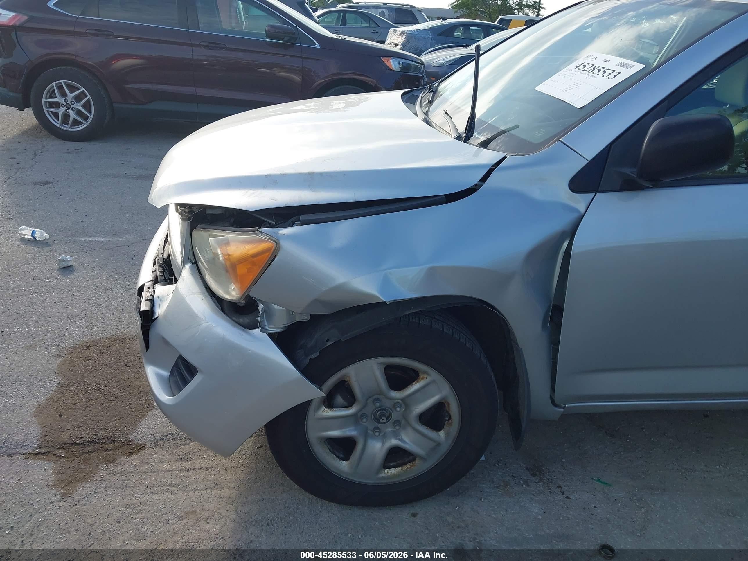 2010 Toyota Rav4   Silver vin: JTMBF4DV6AD031588