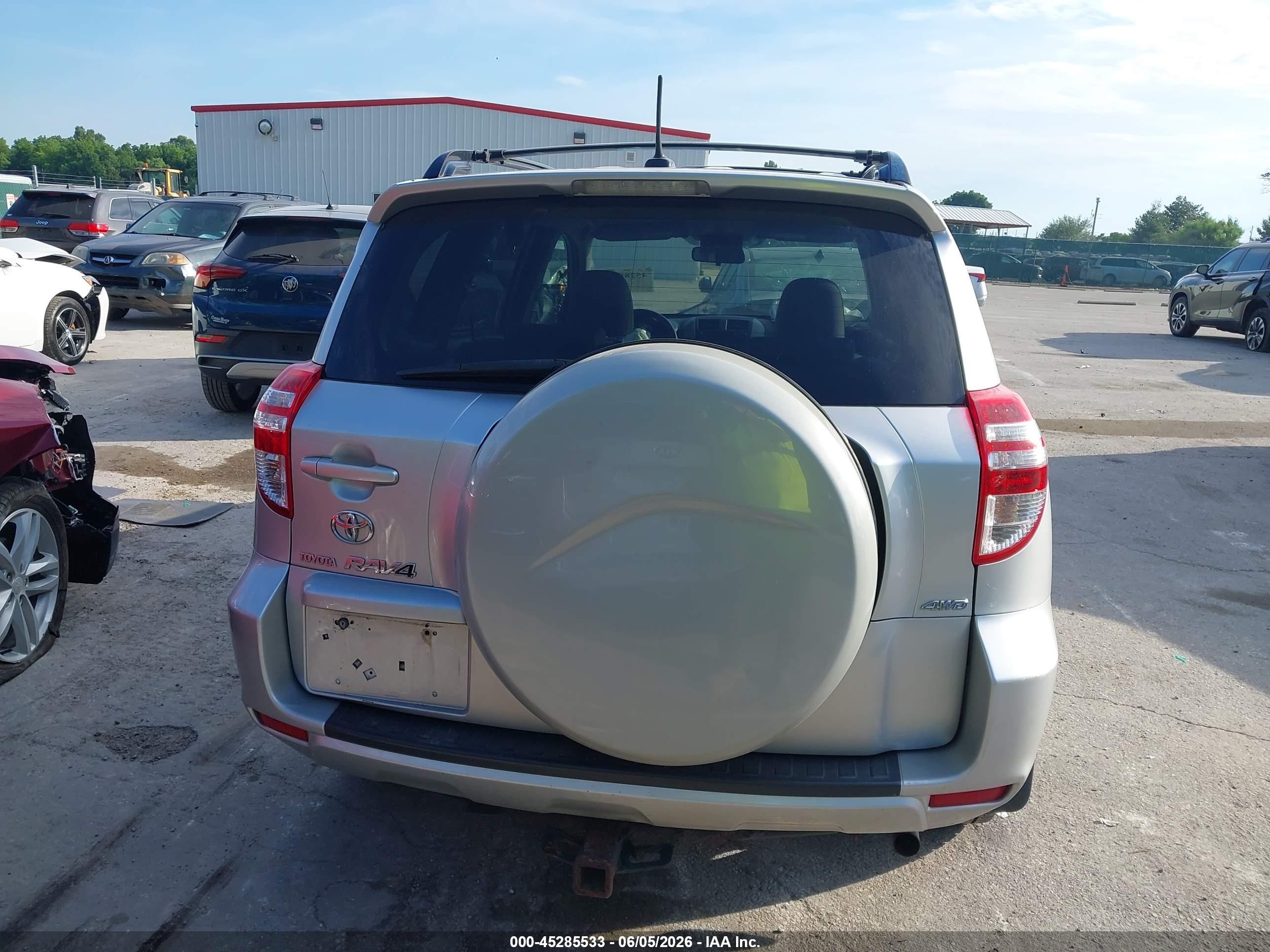 2010 Toyota Rav4   Silver vin: JTMBF4DV6AD031588