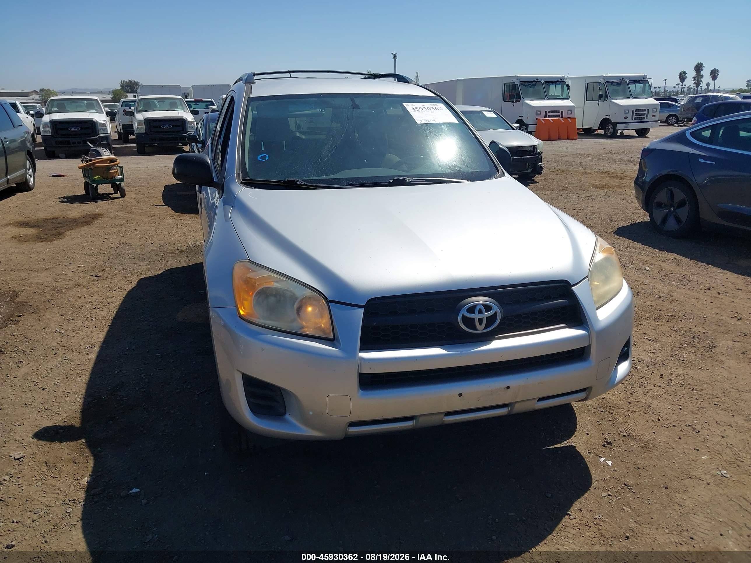 2010 Toyota Rav4   Silver vin: JTMBF4DV6AD032255