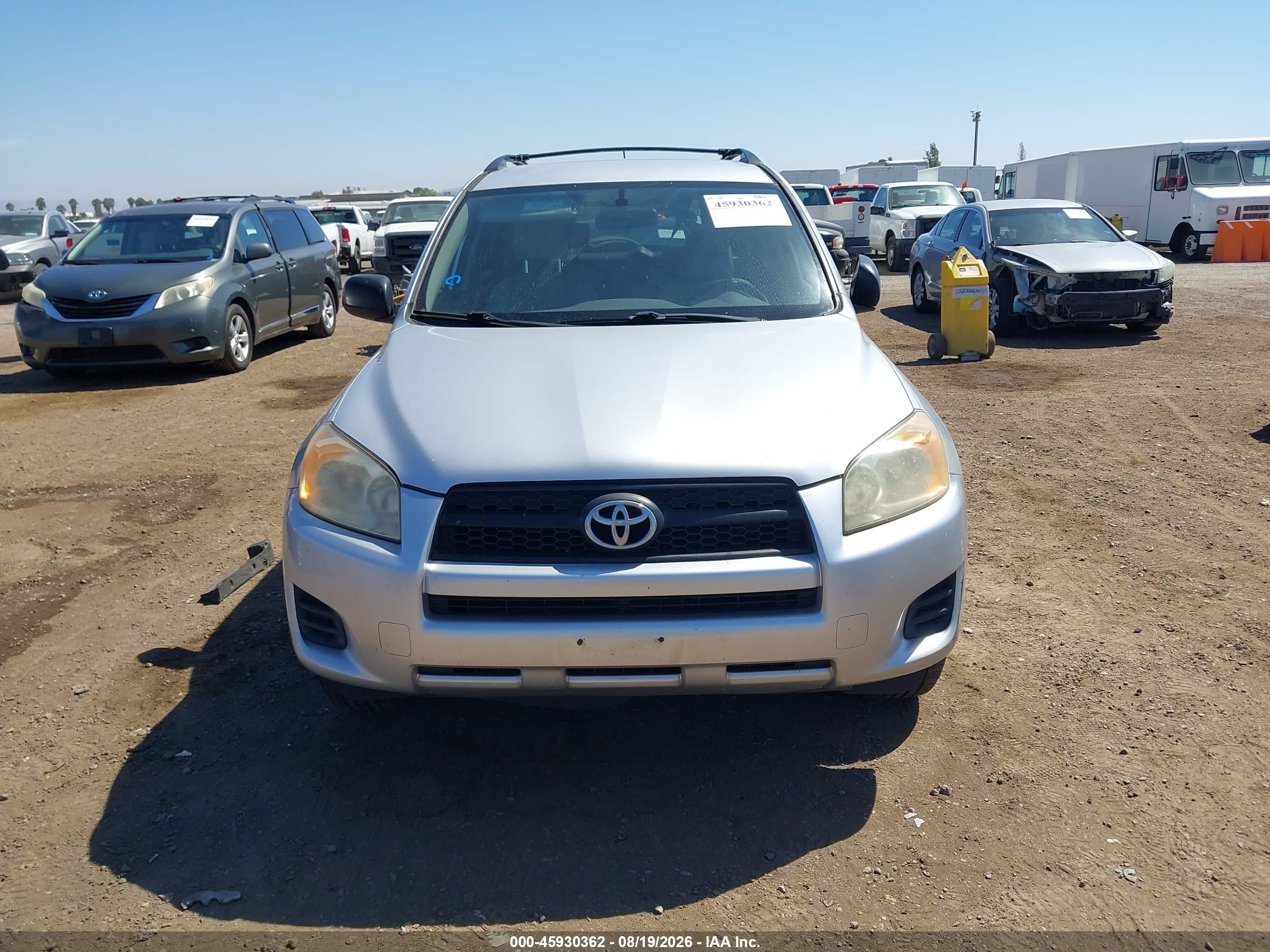 2010 Toyota Rav4   Silver vin: JTMBF4DV6AD032255