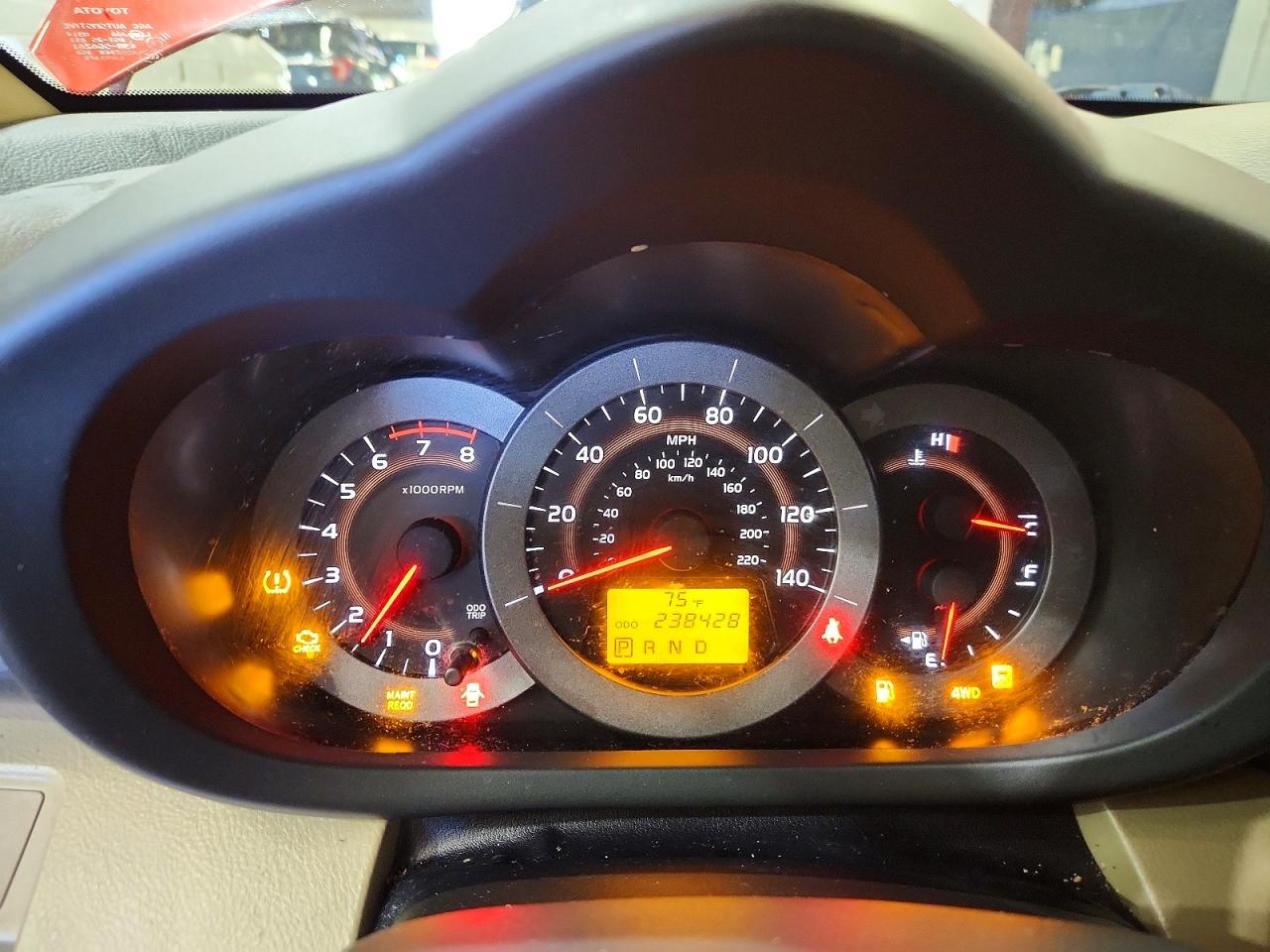2010 Toyota Rav4 Base Red vin: JTMBF4DV6AD037598