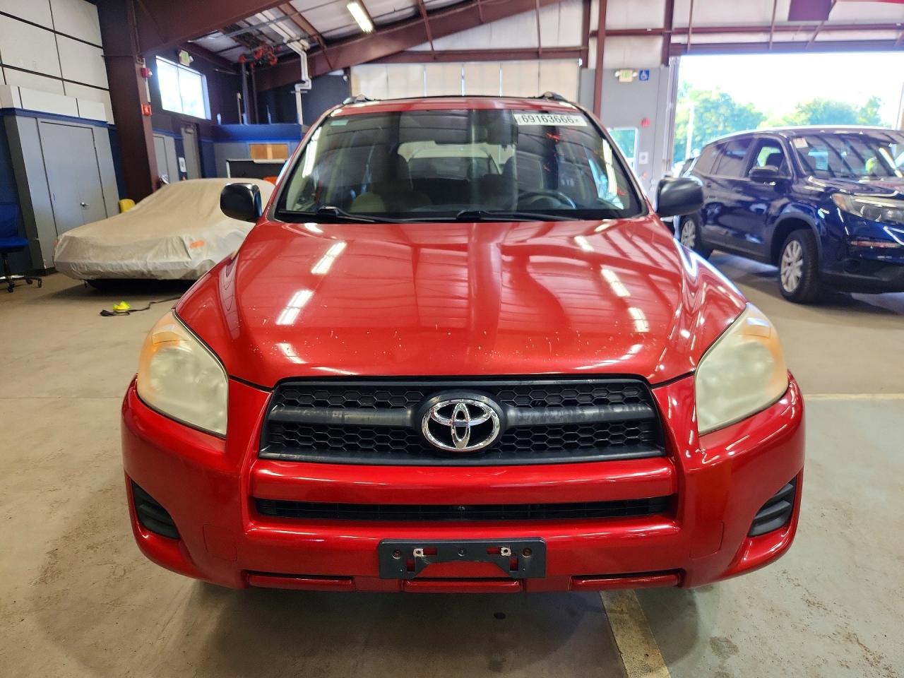 2010 Toyota Rav4 Base Red vin: JTMBF4DV6AD037598