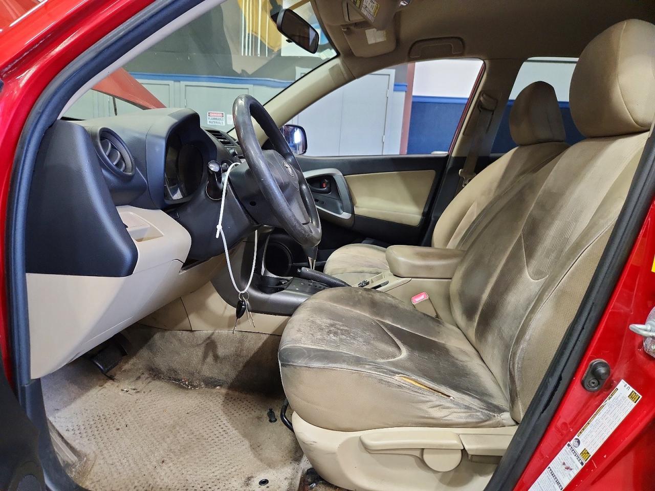 2010 Toyota Rav4 Base Red vin: JTMBF4DV6AD037598