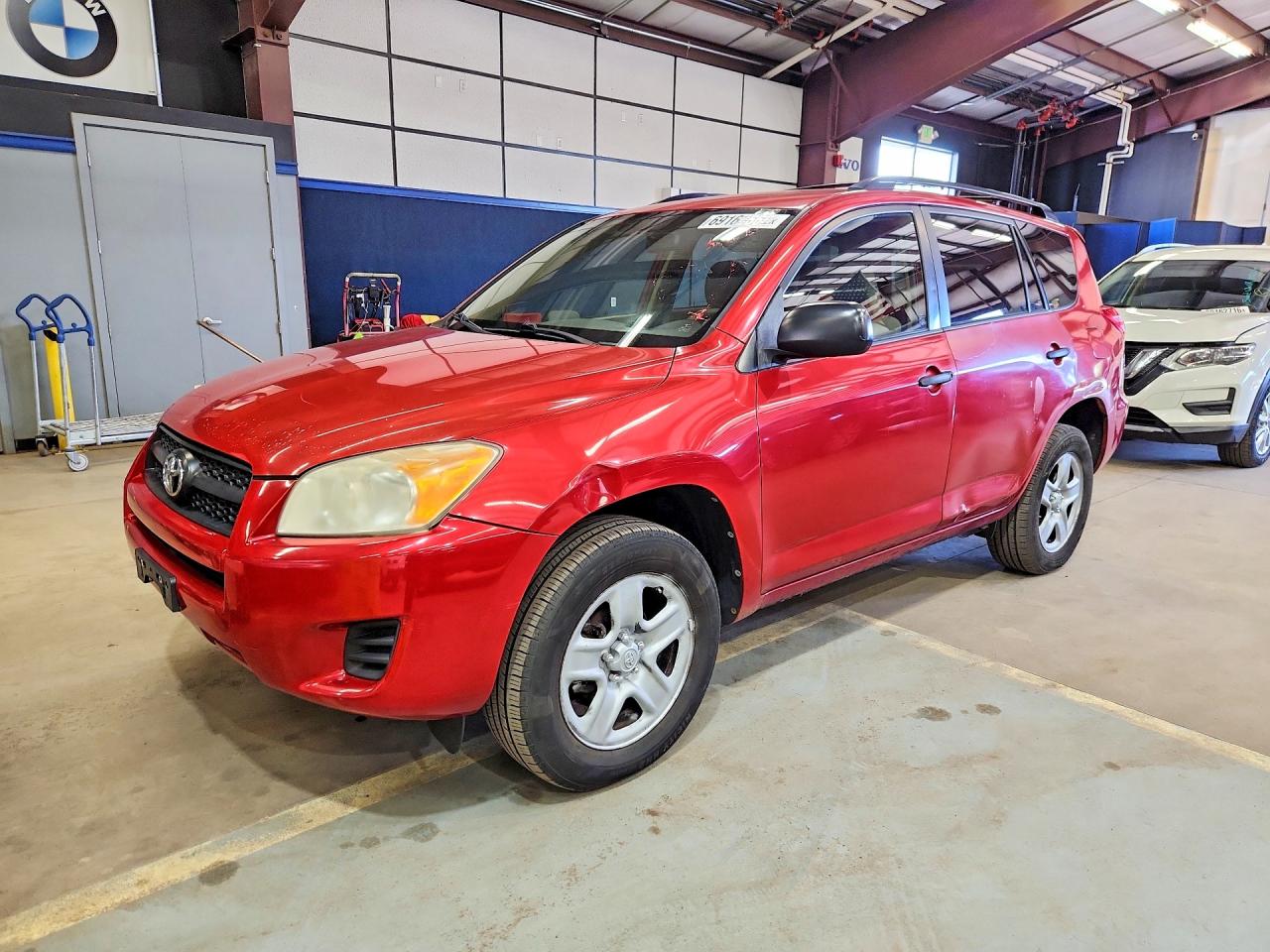 2010 Toyota Rav4 Base Red vin: JTMBF4DV6AD037598