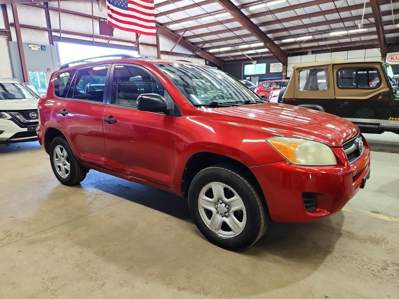 2010 Toyota Rav4 Base Red vin: JTMBF4DV6AD037598
