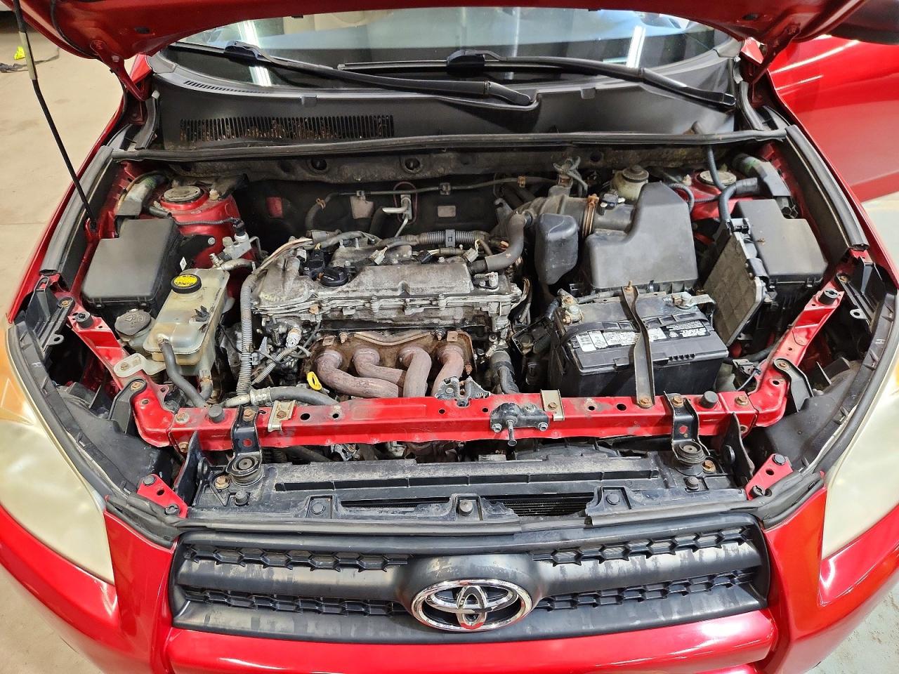 2010 Toyota Rav4 Base Red vin: JTMBF4DV6AD037598
