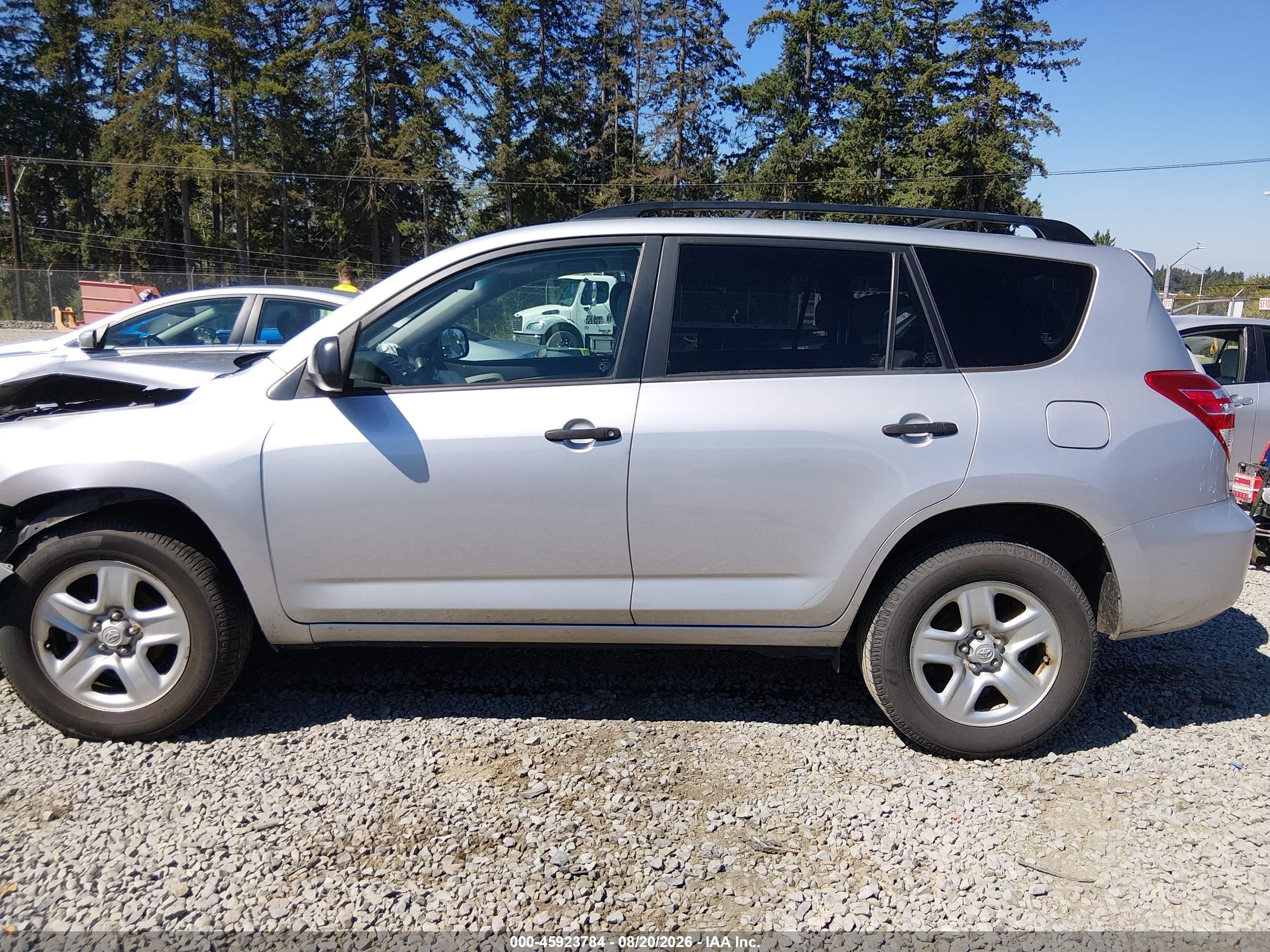 2010 Toyota Rav4   Silver vin: JTMBF4DV6AD038508