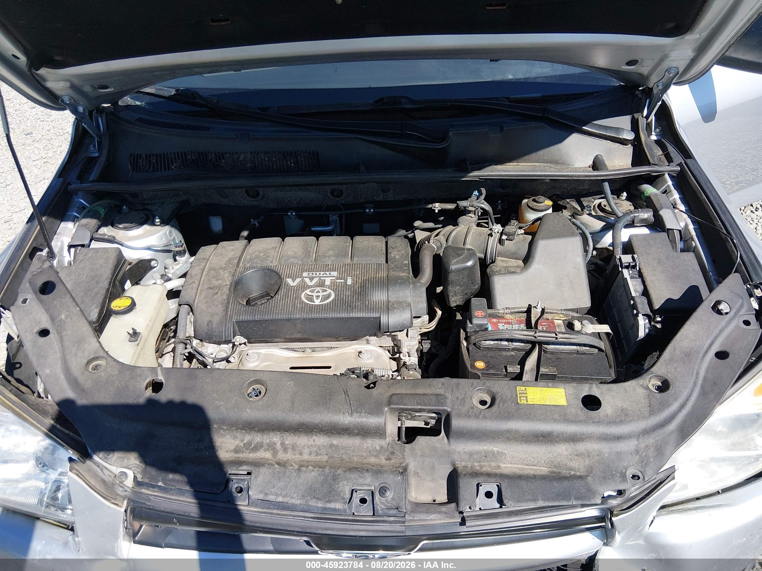2010 Toyota Rav4   Silver vin: JTMBF4DV6AD038508