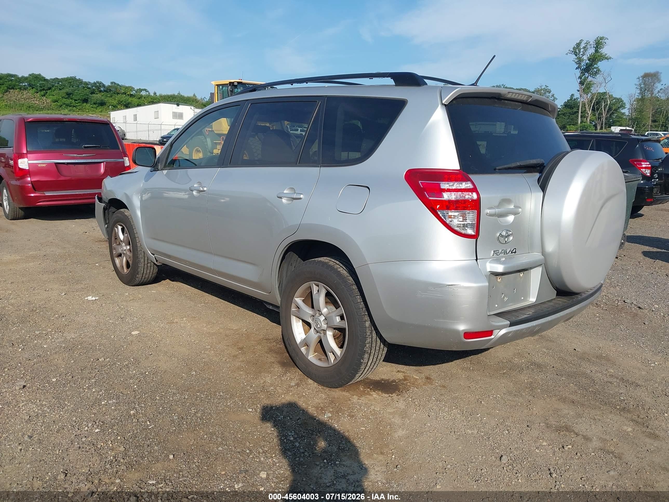 2012 Toyota Rav4 Silver vin: JTMBF4DV6C5051403