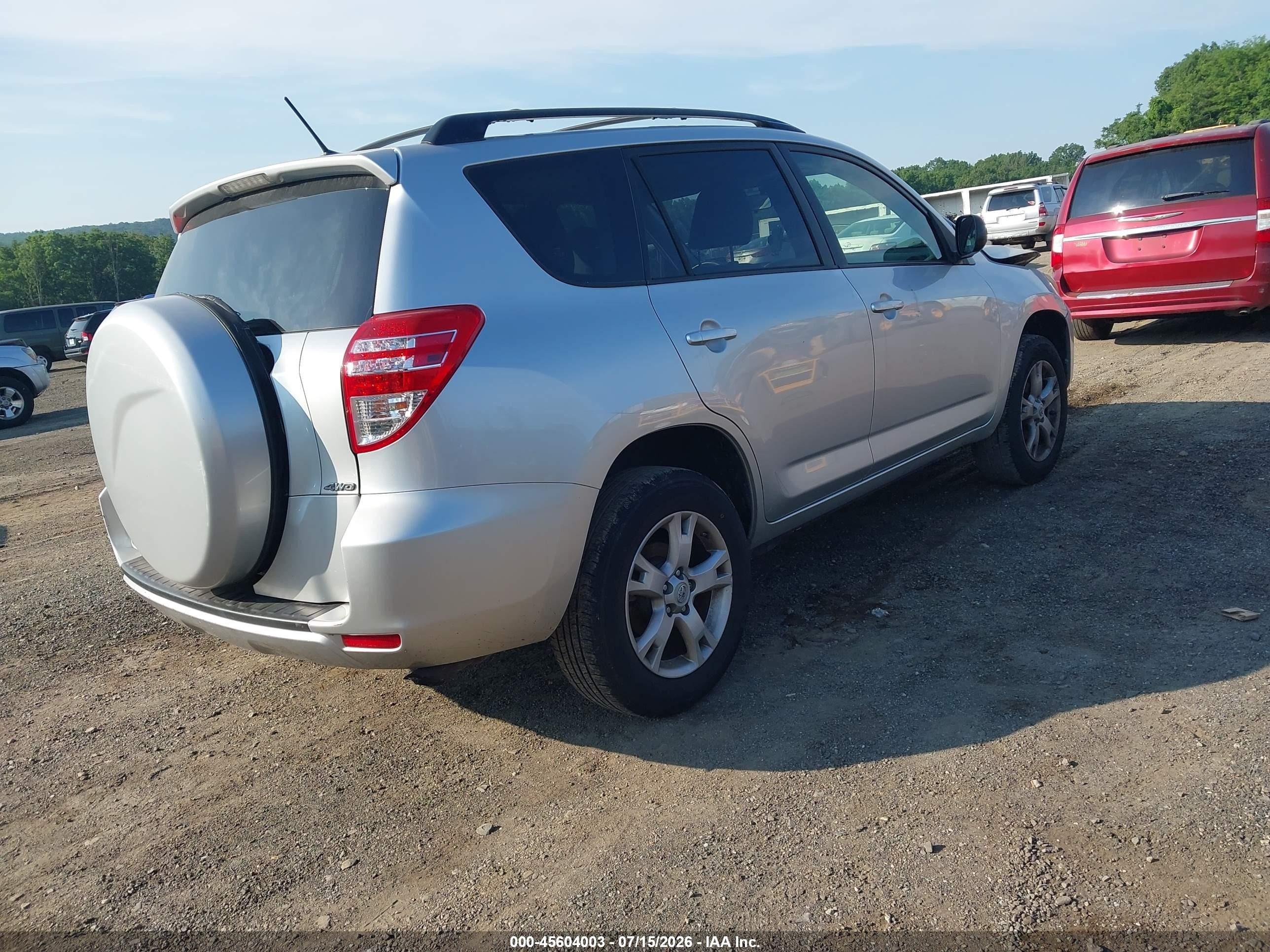 2012 Toyota Rav4 Silver vin: JTMBF4DV6C5051403