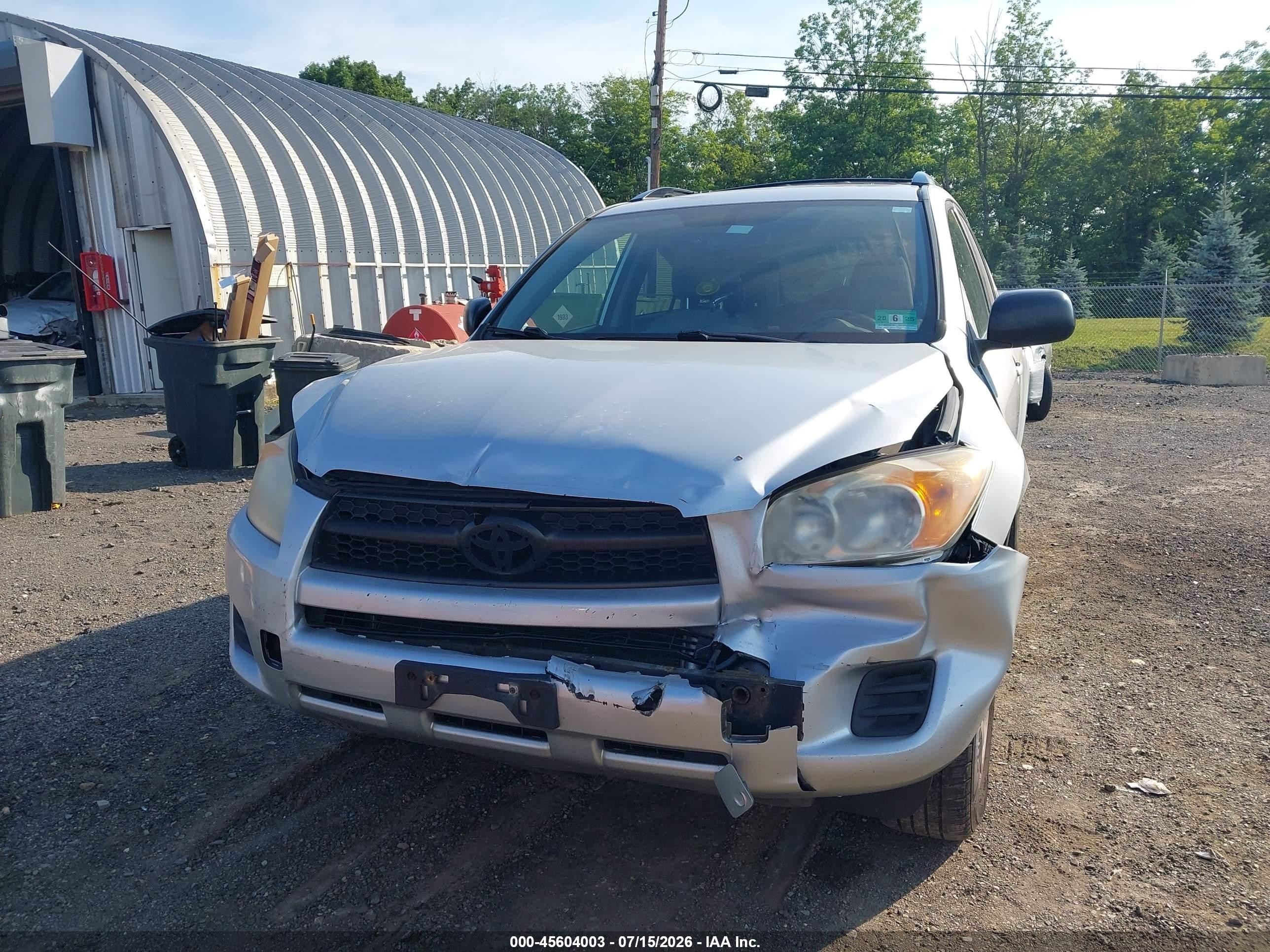 2012 Toyota Rav4 Silver vin: JTMBF4DV6C5051403