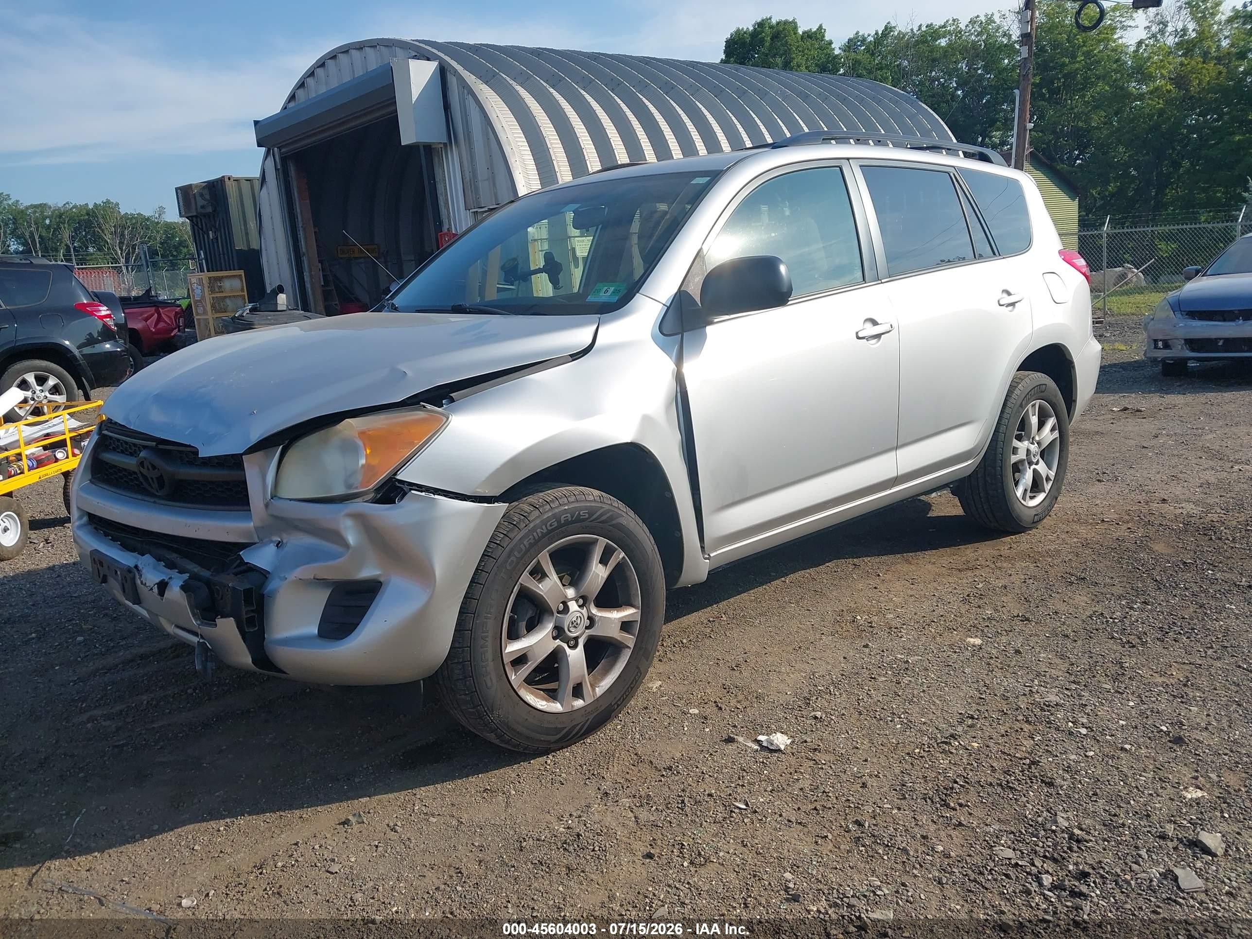 2012 Toyota Rav4 Silver vin: JTMBF4DV6C5051403