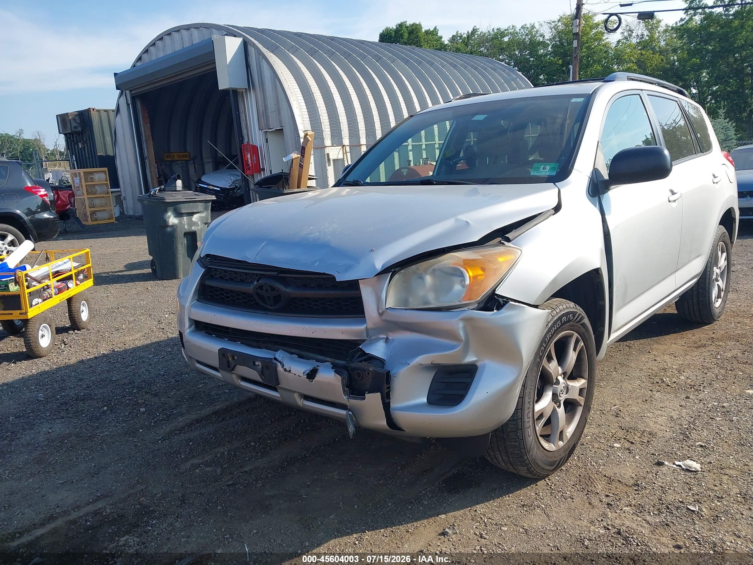 2012 Toyota Rav4 Silver vin: JTMBF4DV6C5051403