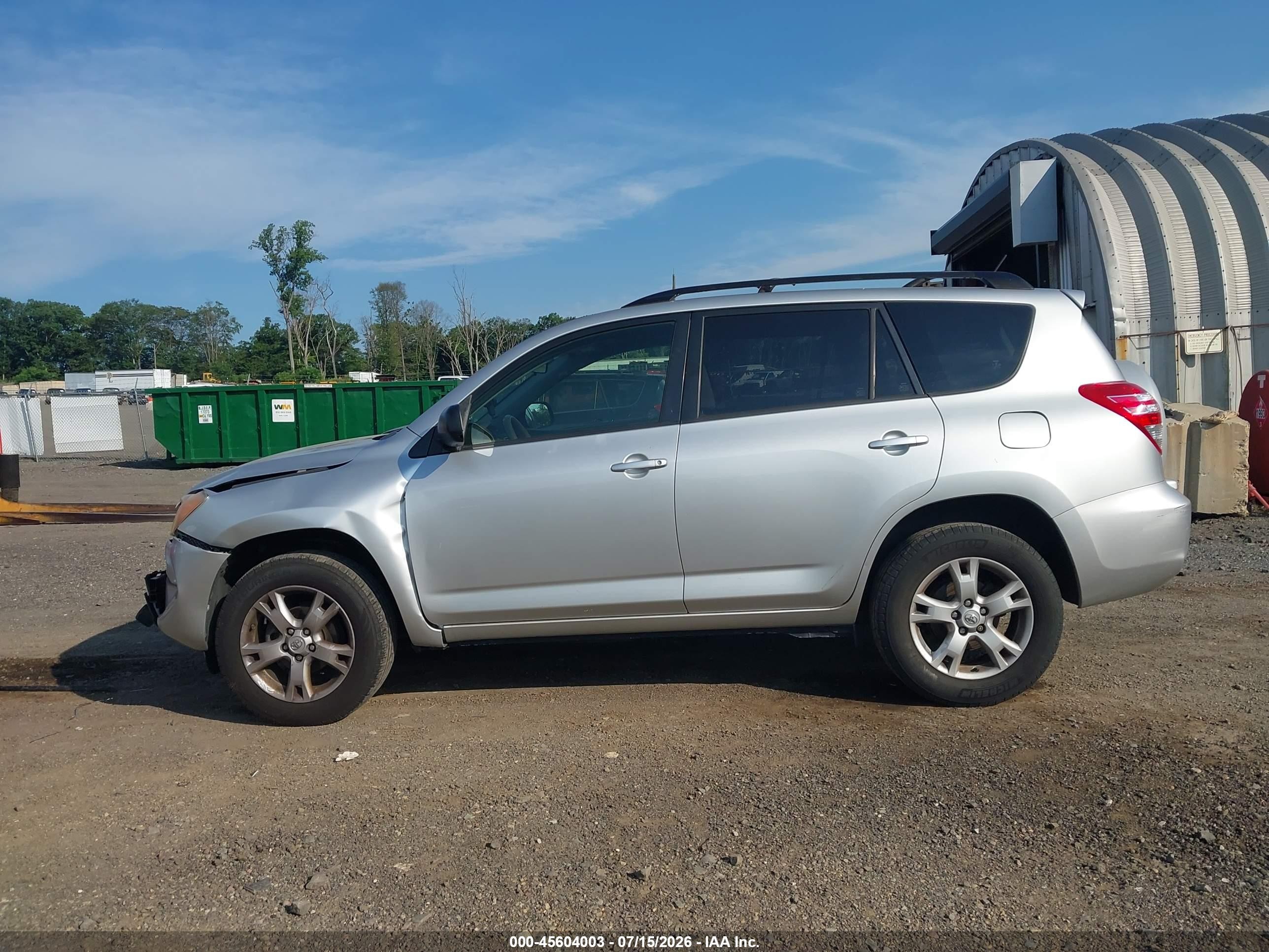 2012 Toyota Rav4 Silver vin: JTMBF4DV6C5051403