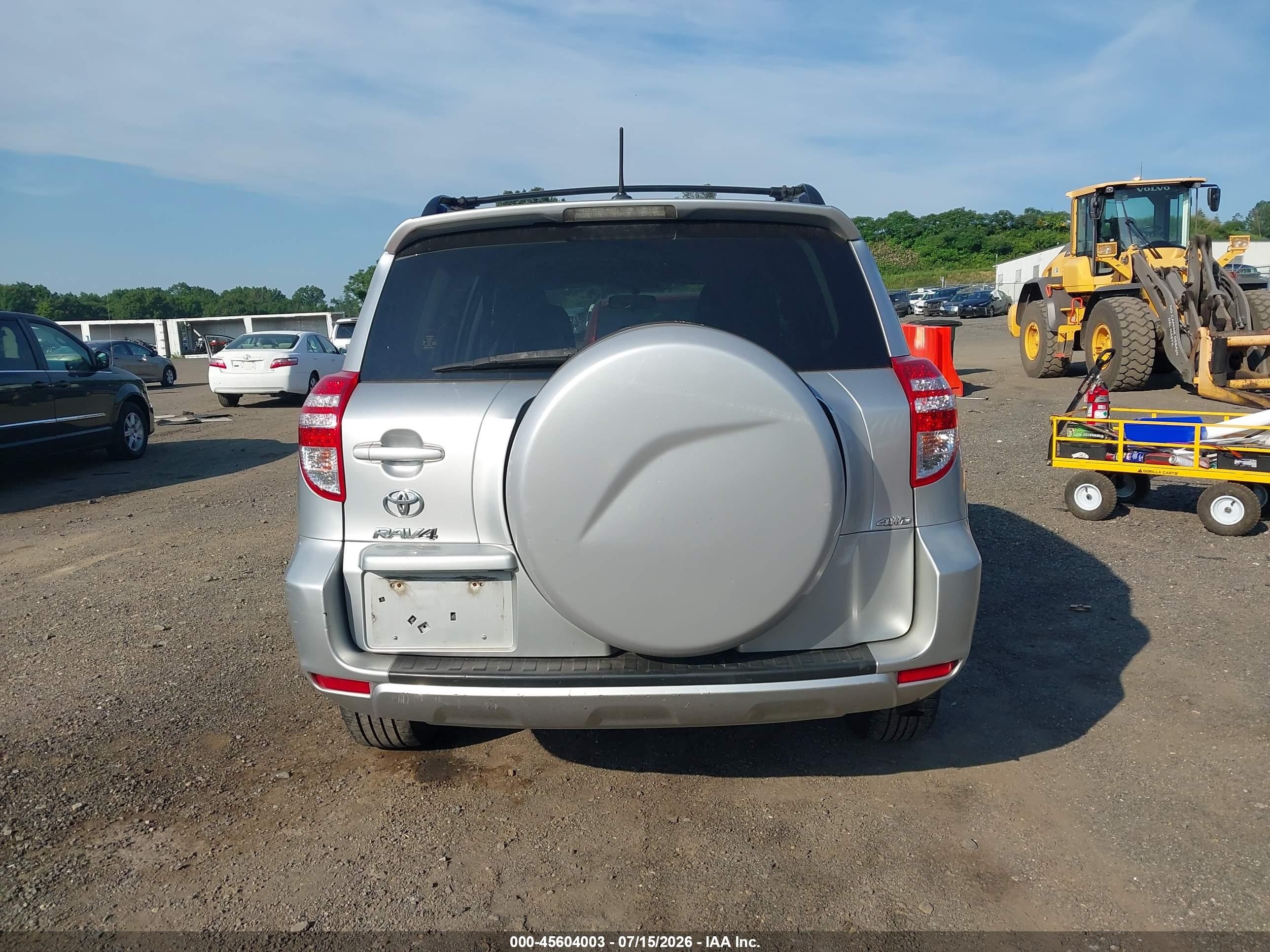 2012 Toyota Rav4 Silver vin: JTMBF4DV6C5051403