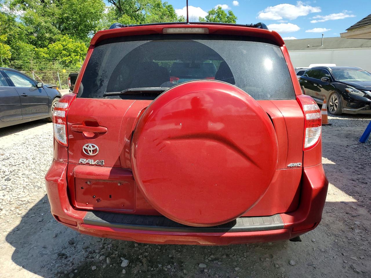 2012 Toyota Rav4 Base Red vin: JTMBF4DV6C5052003