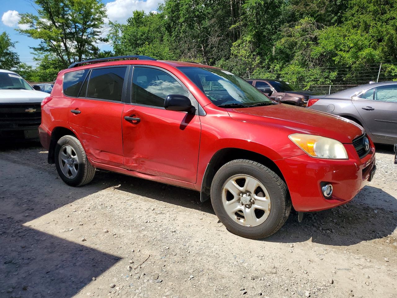 2012 Toyota Rav4 Base Red vin: JTMBF4DV6C5052003