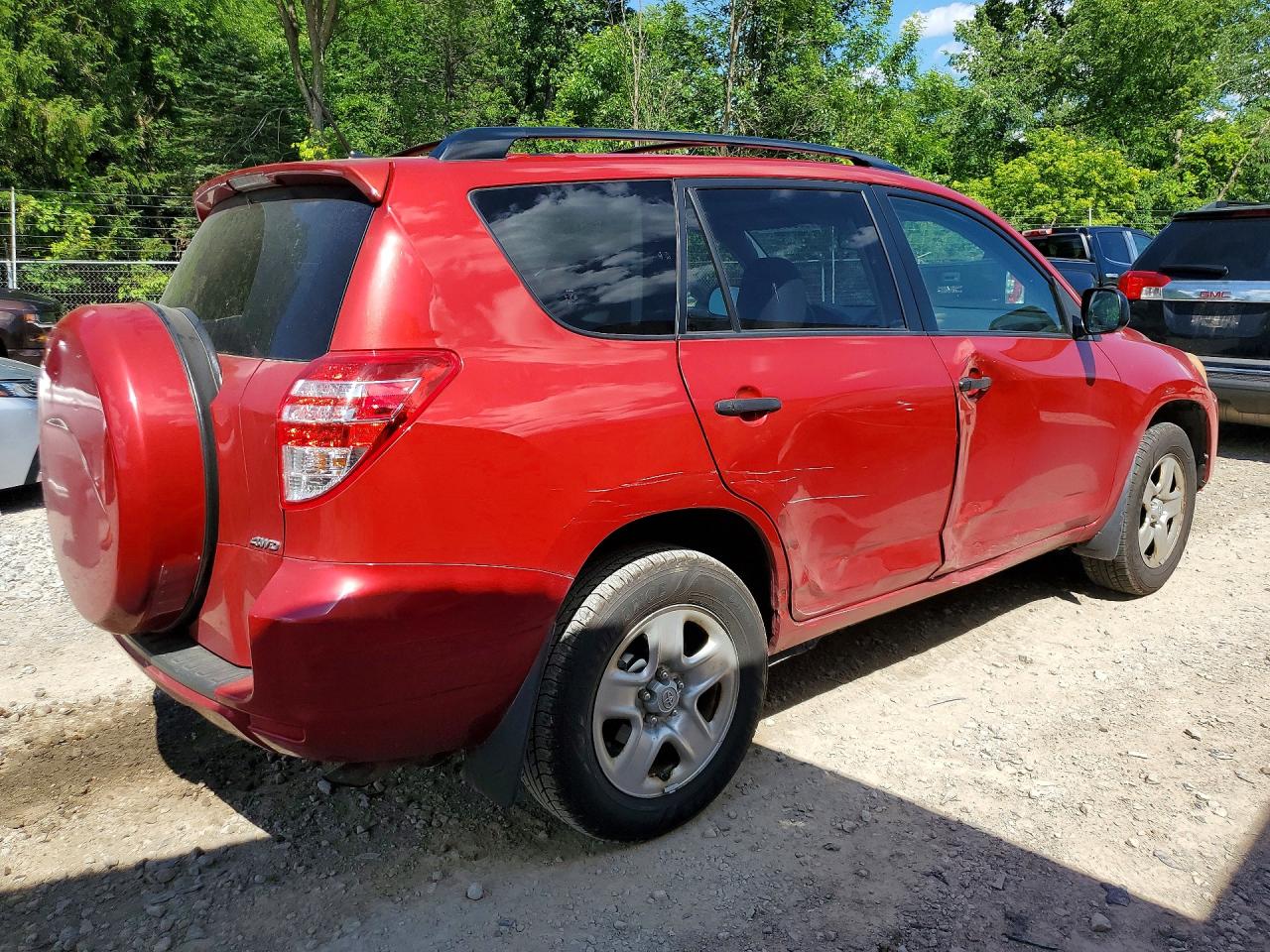 2012 Toyota Rav4 Base Red vin: JTMBF4DV6C5052003