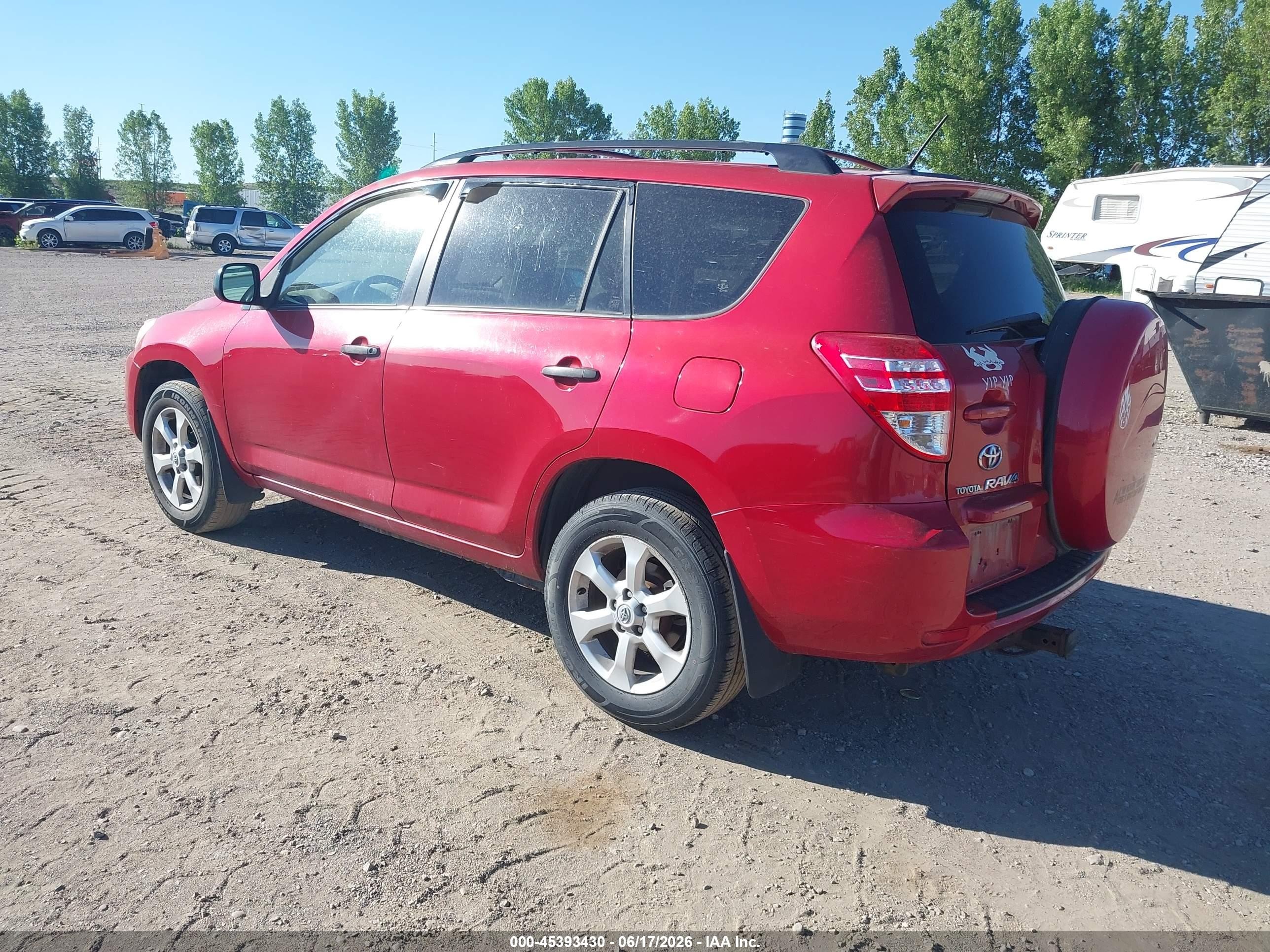 2010 Toyota Rav4   Red vin: JTMBF4DV7A5021856