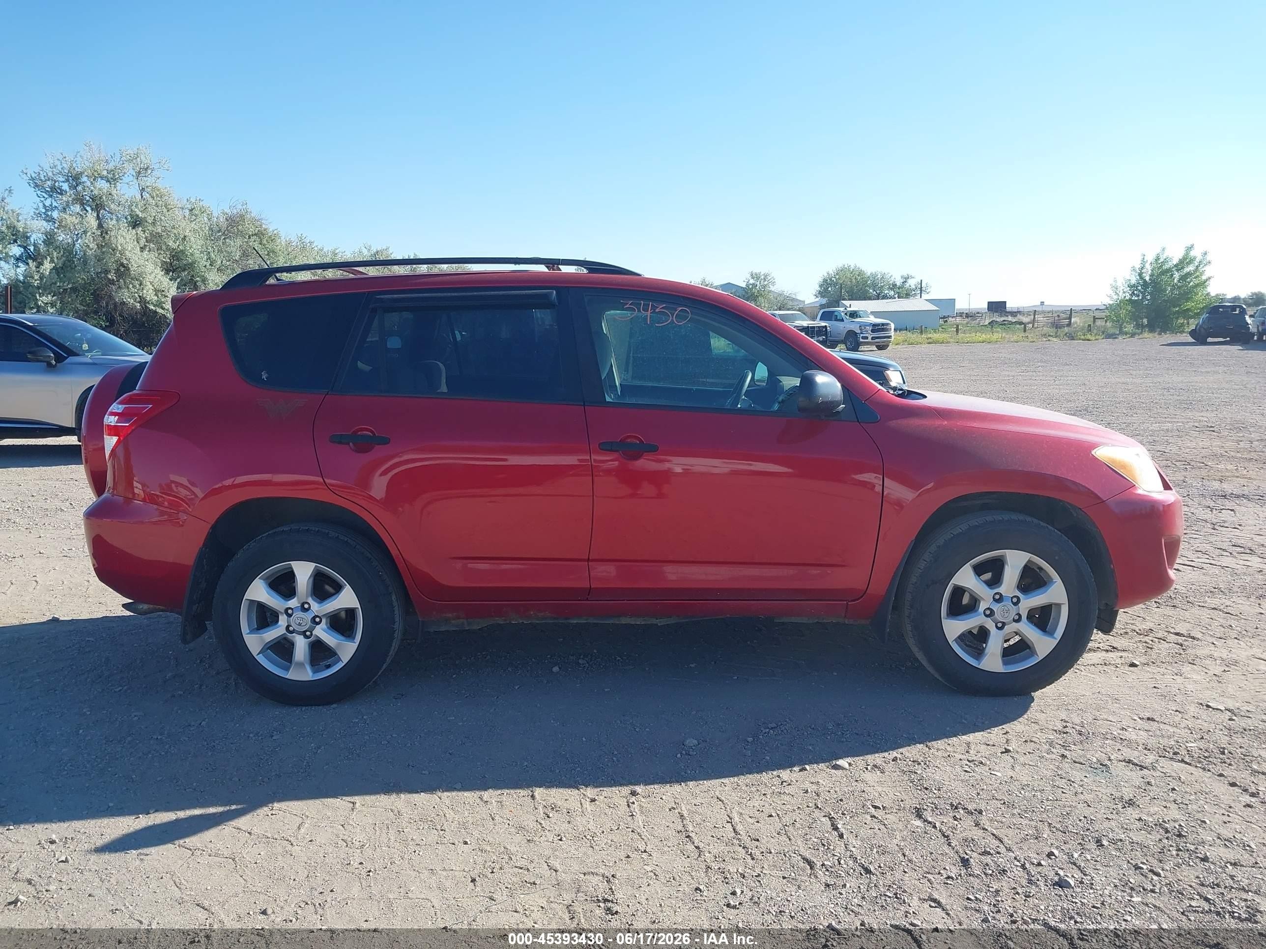 2010 Toyota Rav4   Red vin: JTMBF4DV7A5021856