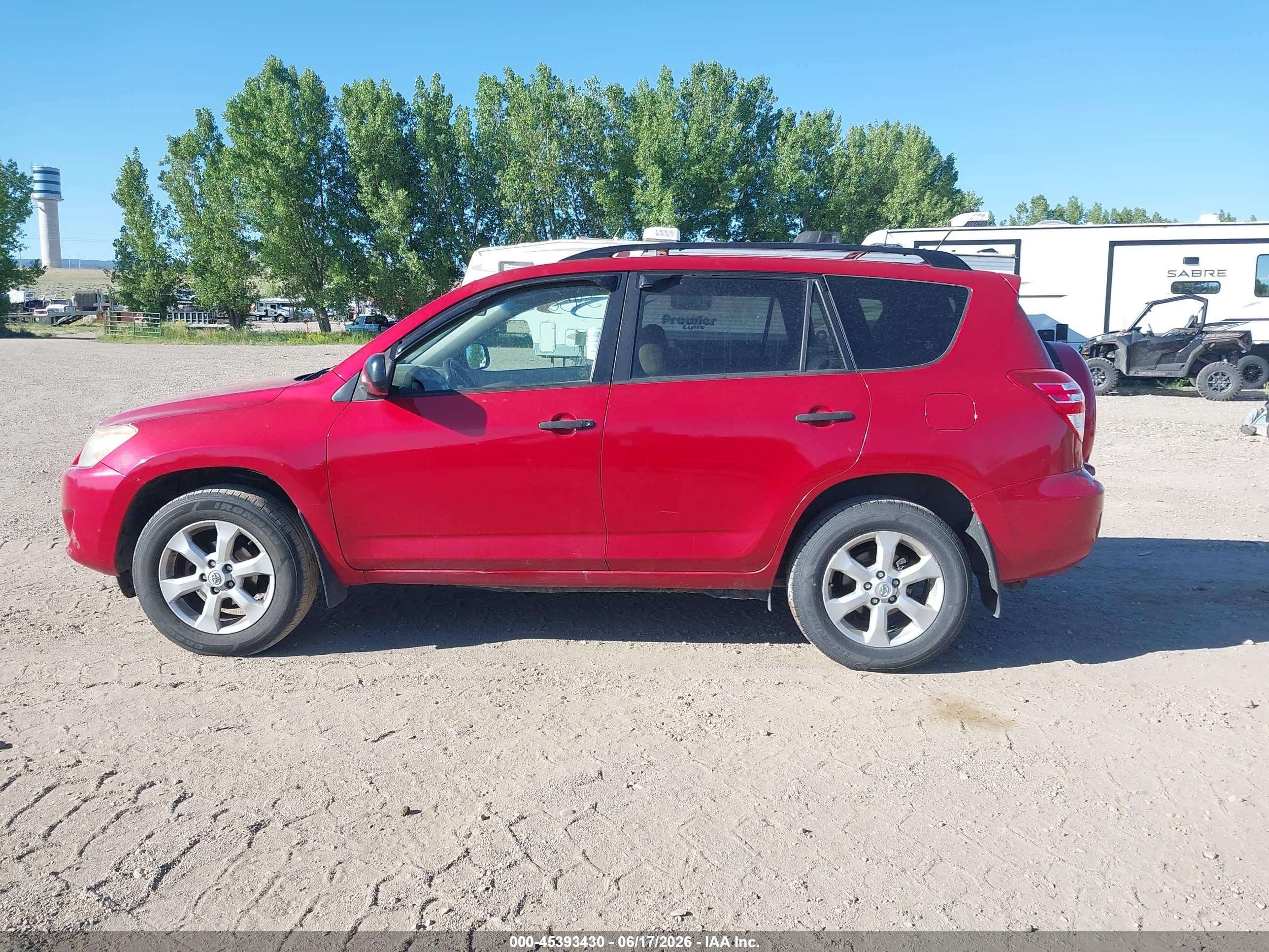 2010 Toyota Rav4   Red vin: JTMBF4DV7A5021856