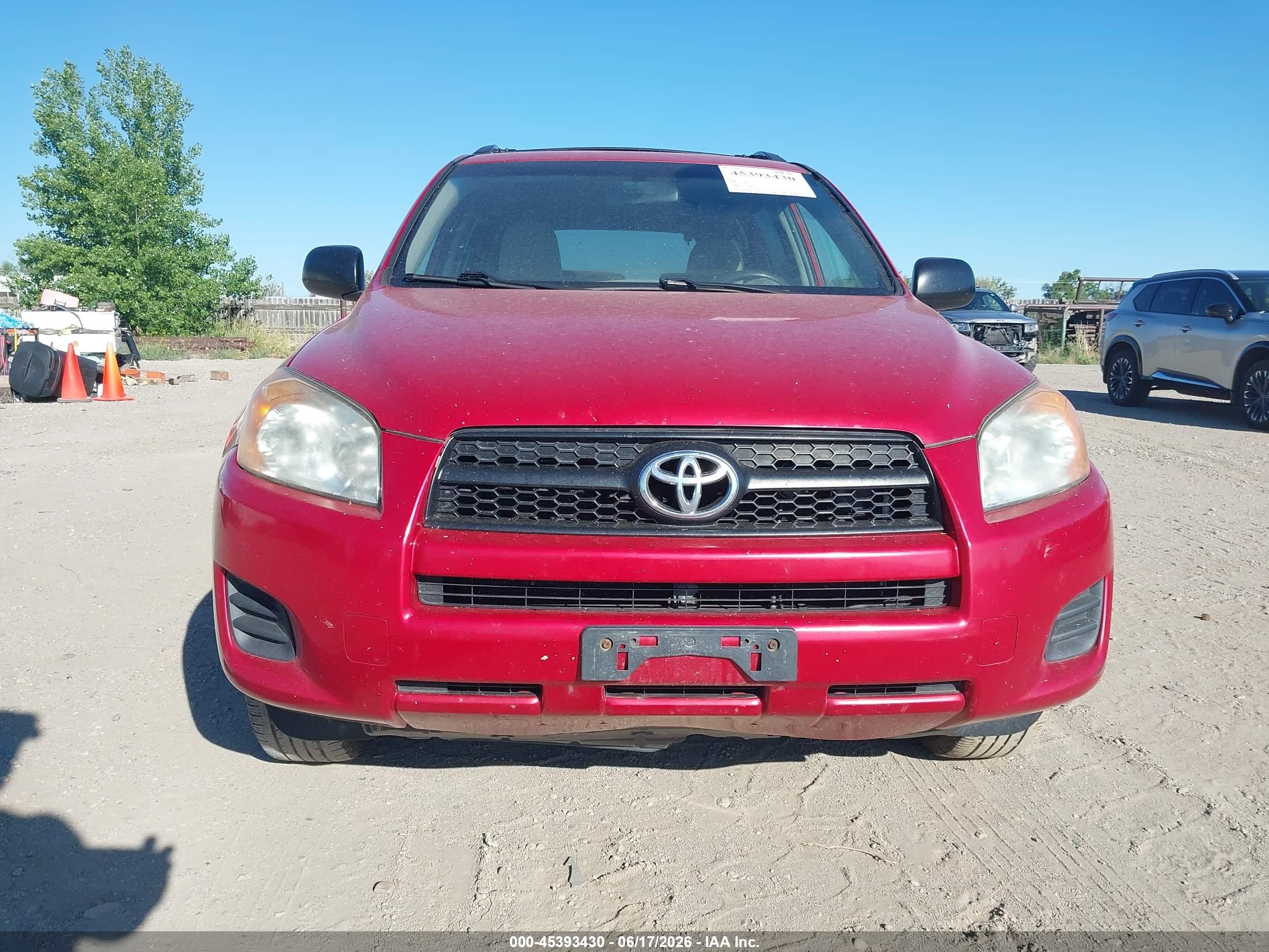 2010 Toyota Rav4   Red vin: JTMBF4DV7A5021856