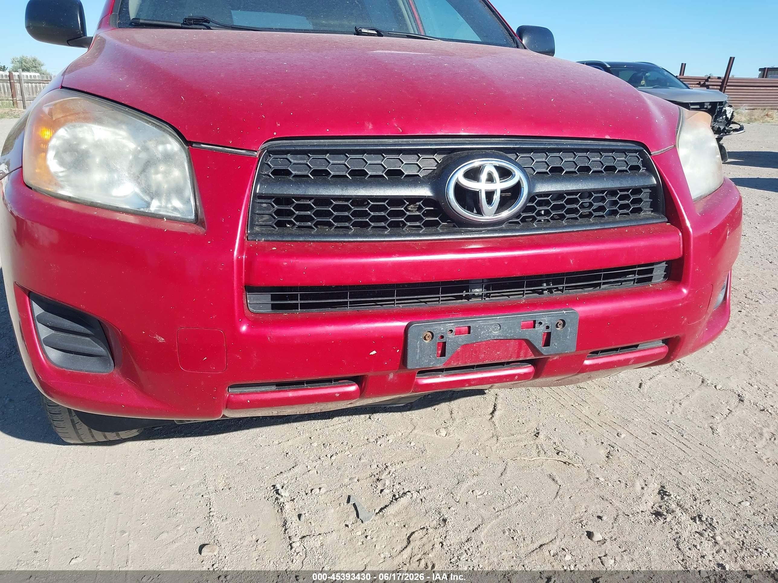 2010 Toyota Rav4   Red vin: JTMBF4DV7A5021856