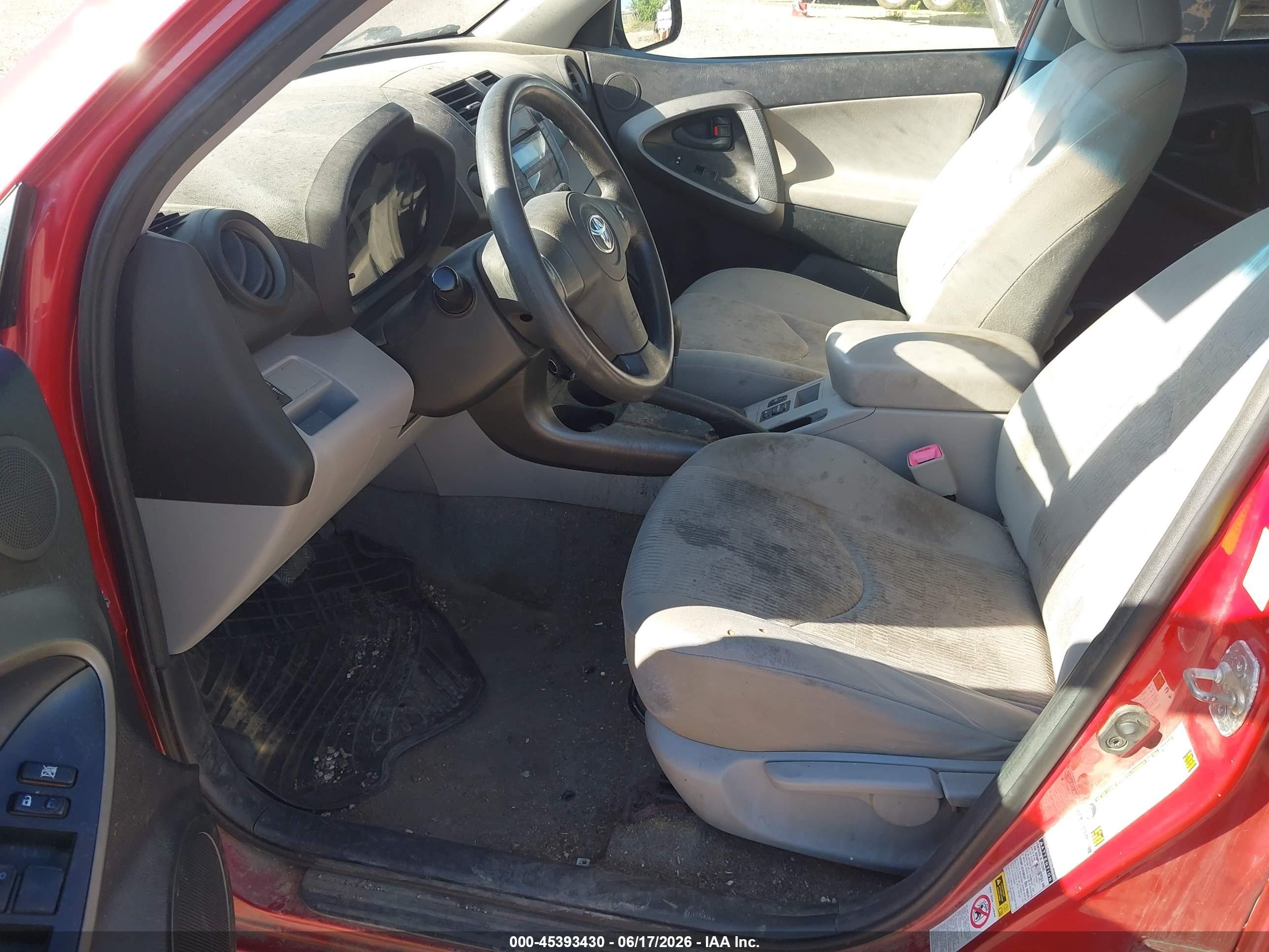2010 Toyota Rav4   Red vin: JTMBF4DV7A5021856