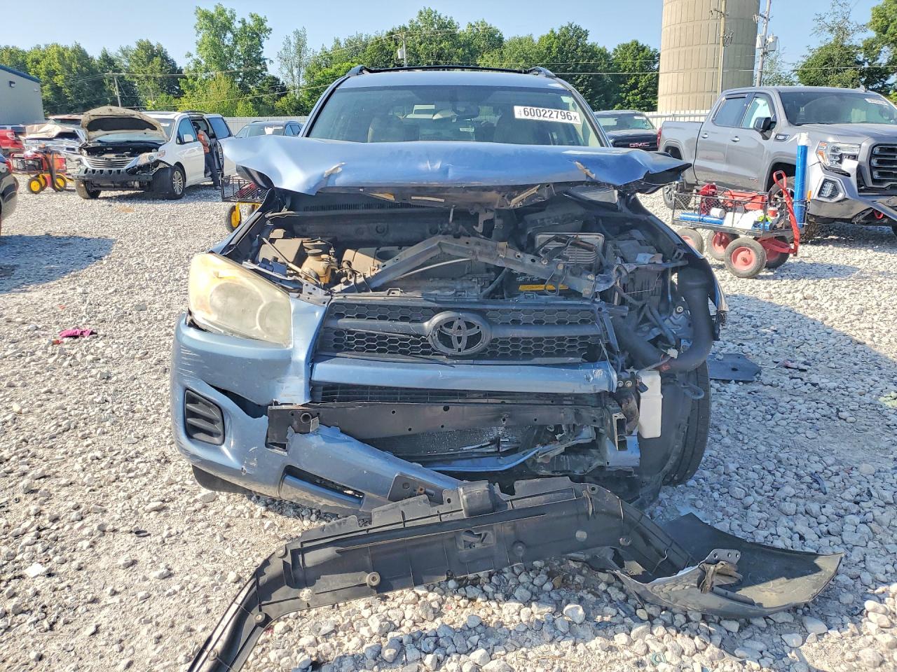 2010 Toyota Rav4 Base Blue vin: JTMBF4DV7A5032128