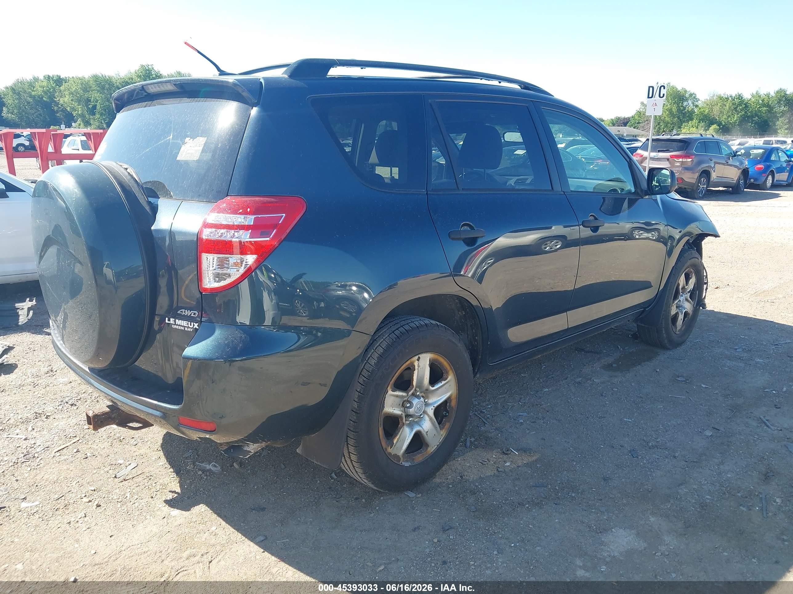 2010 Toyota Rav4   Dark Blue vin: JTMBF4DV7AD031504