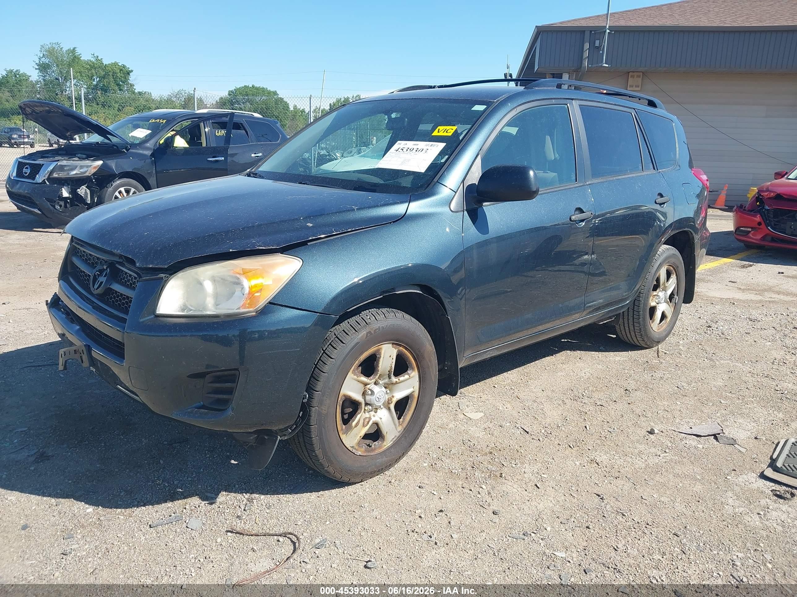 2010 Toyota Rav4   Dark Blue vin: JTMBF4DV7AD031504