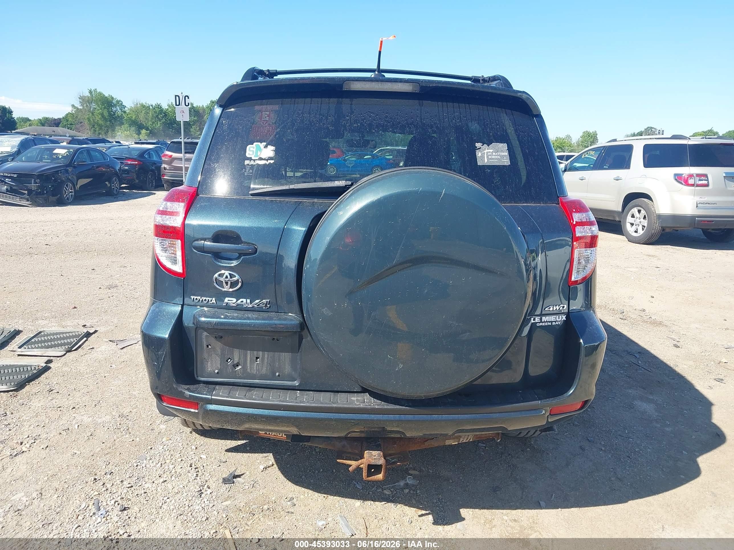 2010 Toyota Rav4   Dark Blue vin: JTMBF4DV7AD031504
