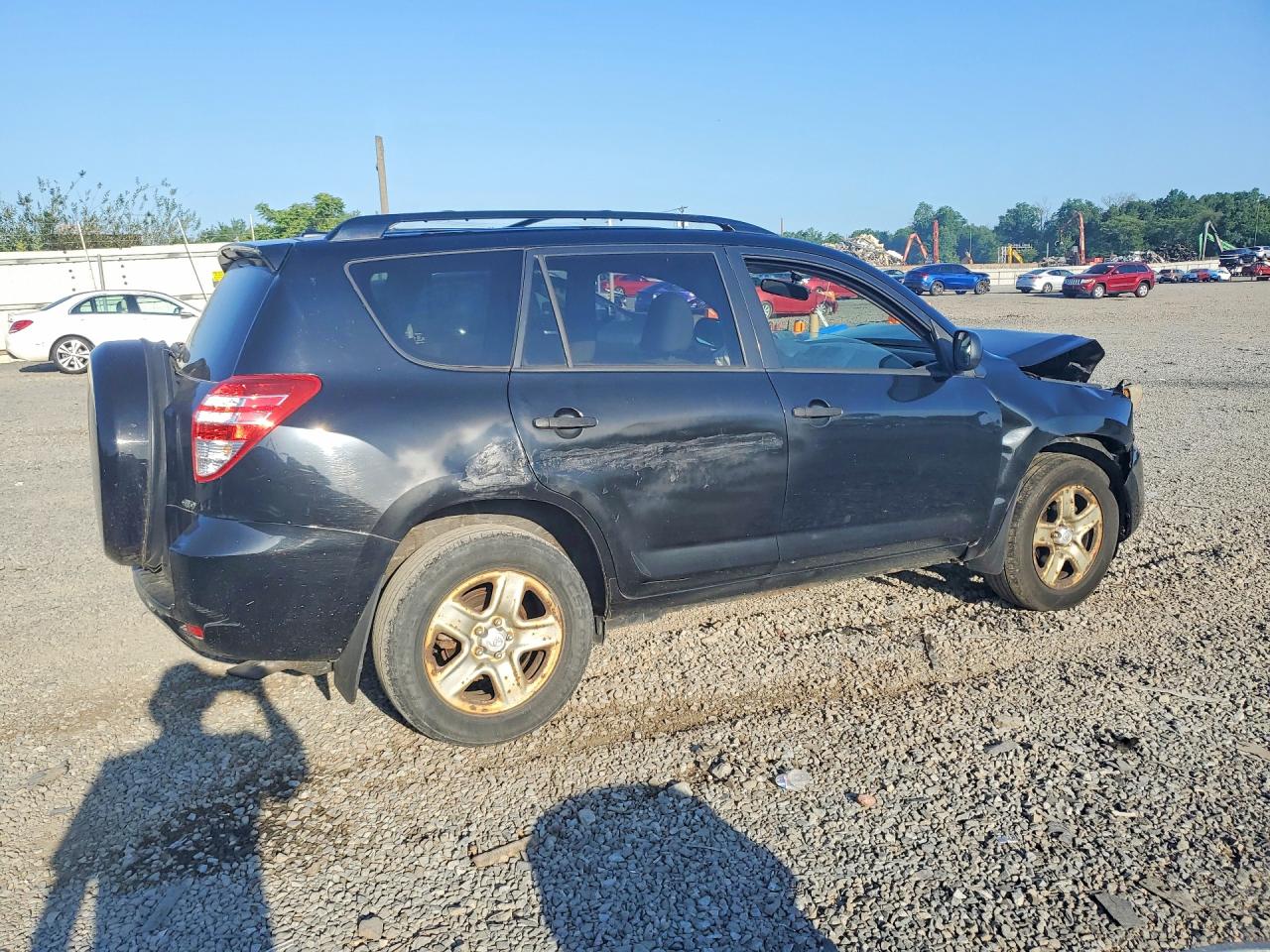 2011 Toyota Rav4 Base Черный vin: JTMBF4DV7BD041791