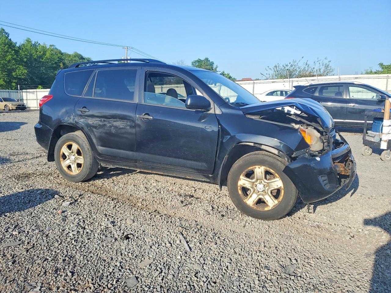 2011 Toyota Rav4 Base Черный vin: JTMBF4DV7BD041791