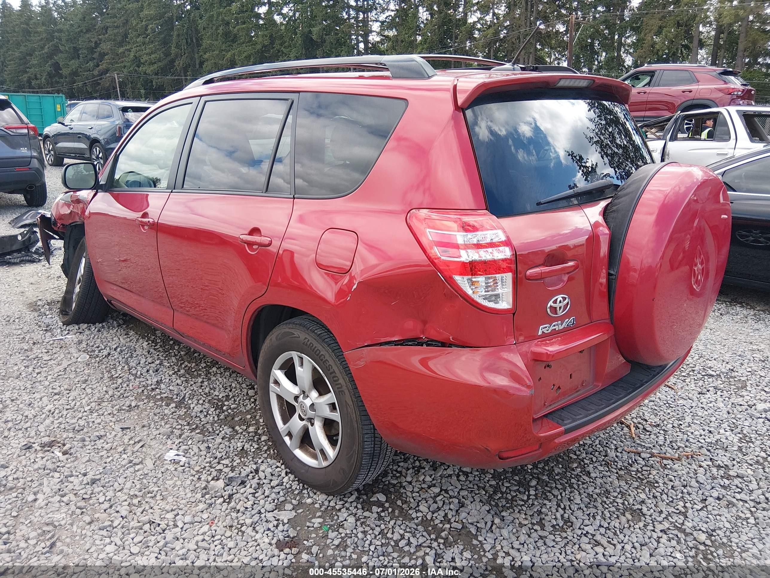 2012 Toyota Rav4   Red vin: JTMBF4DV7C5056111