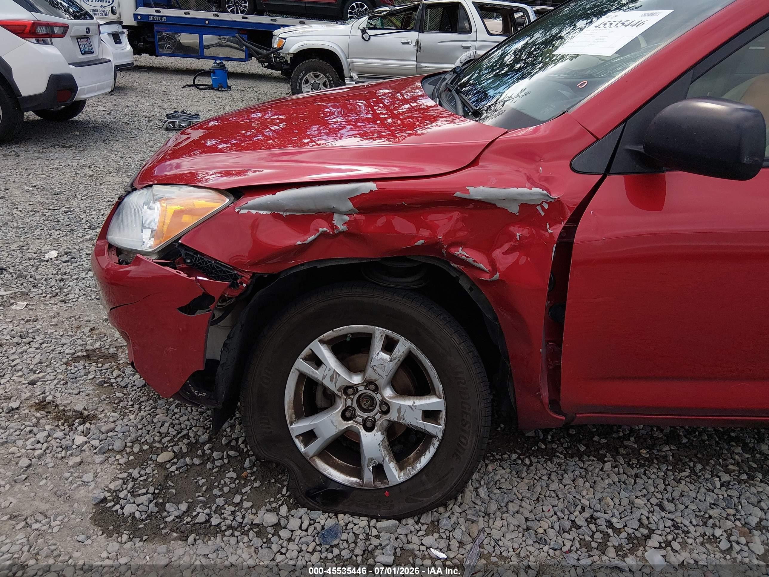 2012 Toyota Rav4   Red vin: JTMBF4DV7C5056111