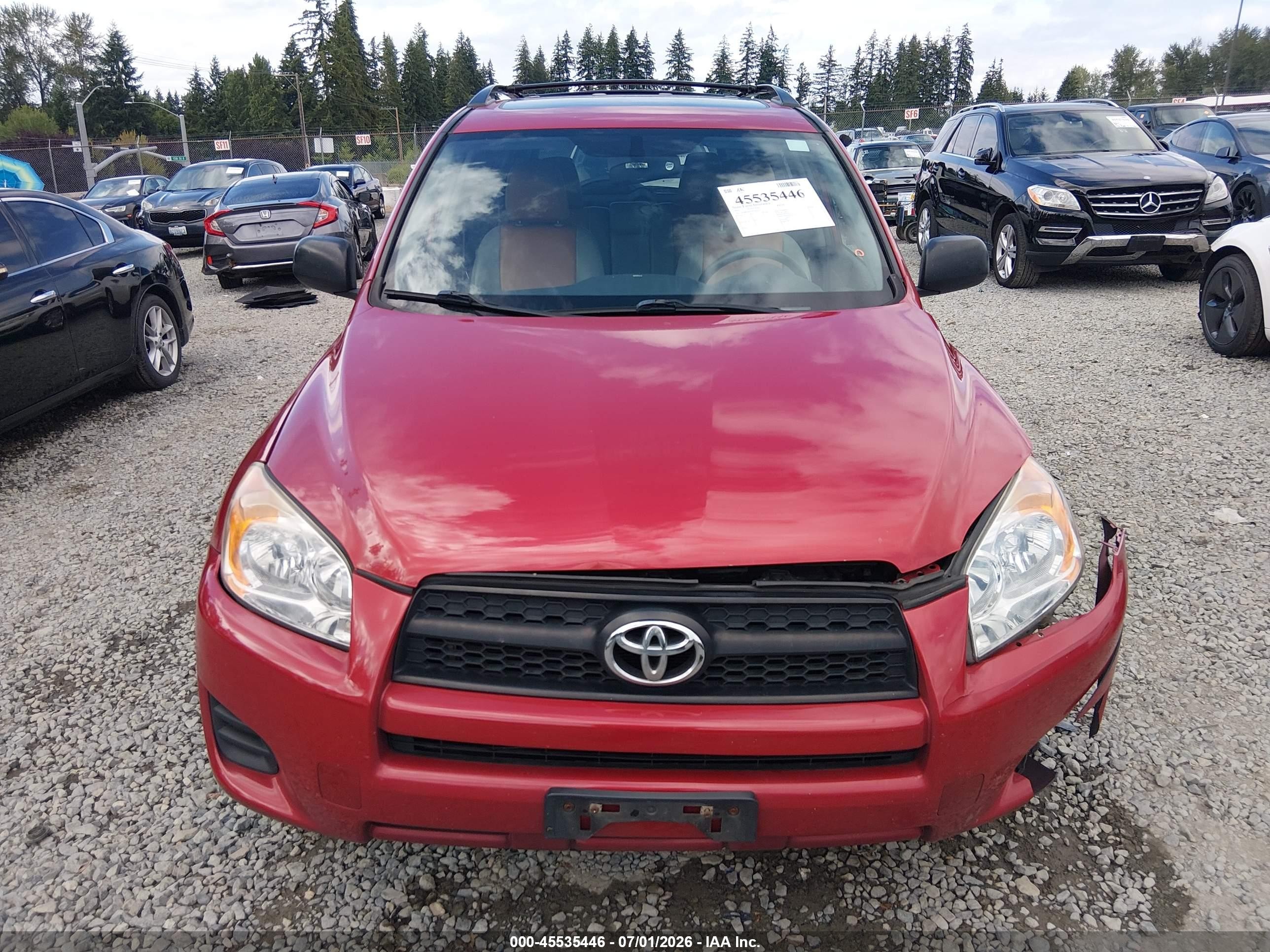 2012 Toyota Rav4   Red vin: JTMBF4DV7C5056111