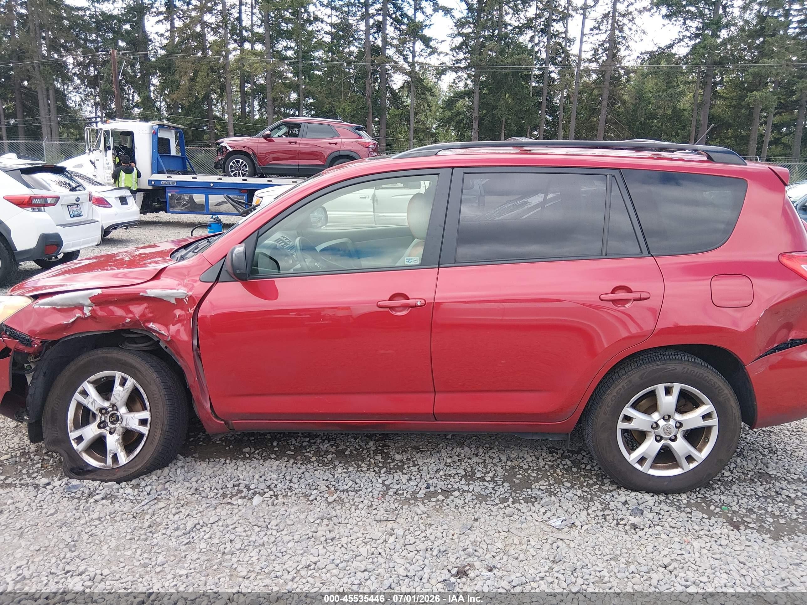 2012 Toyota Rav4   Red vin: JTMBF4DV7C5056111
