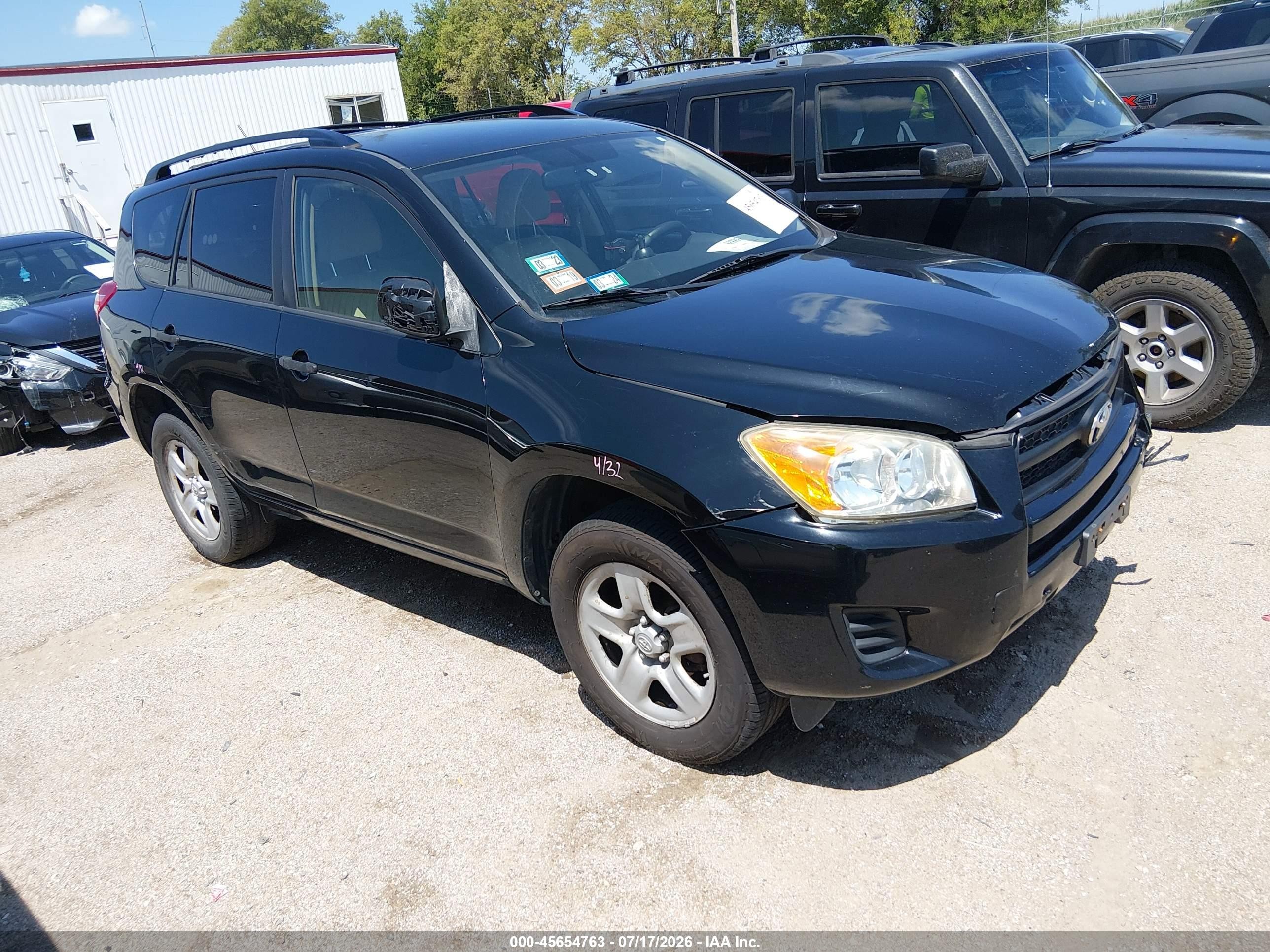 2010 Toyota Rav4   Black vin: JTMBF4DV8A5017976