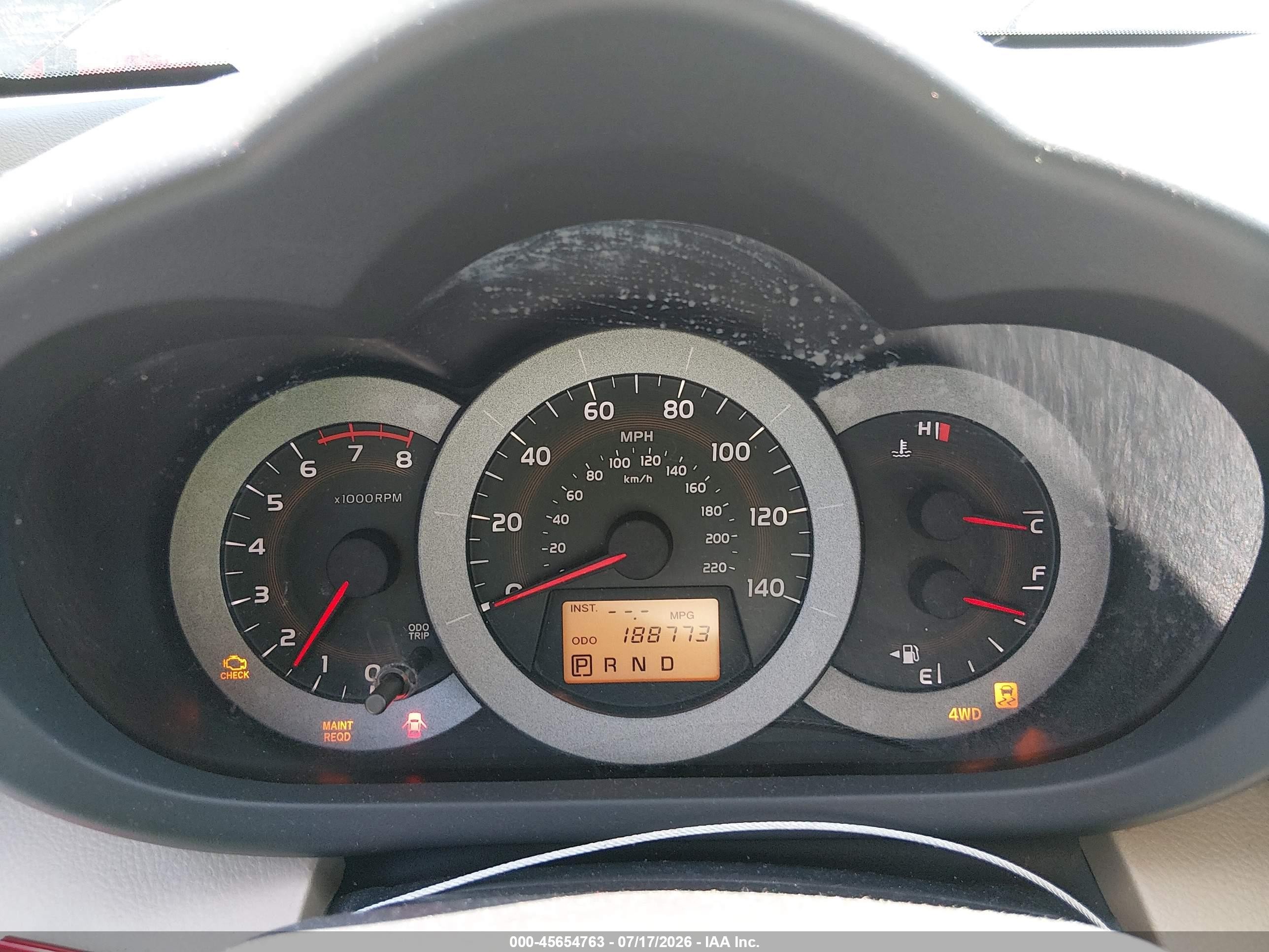 2010 Toyota Rav4   Black vin: JTMBF4DV8A5017976